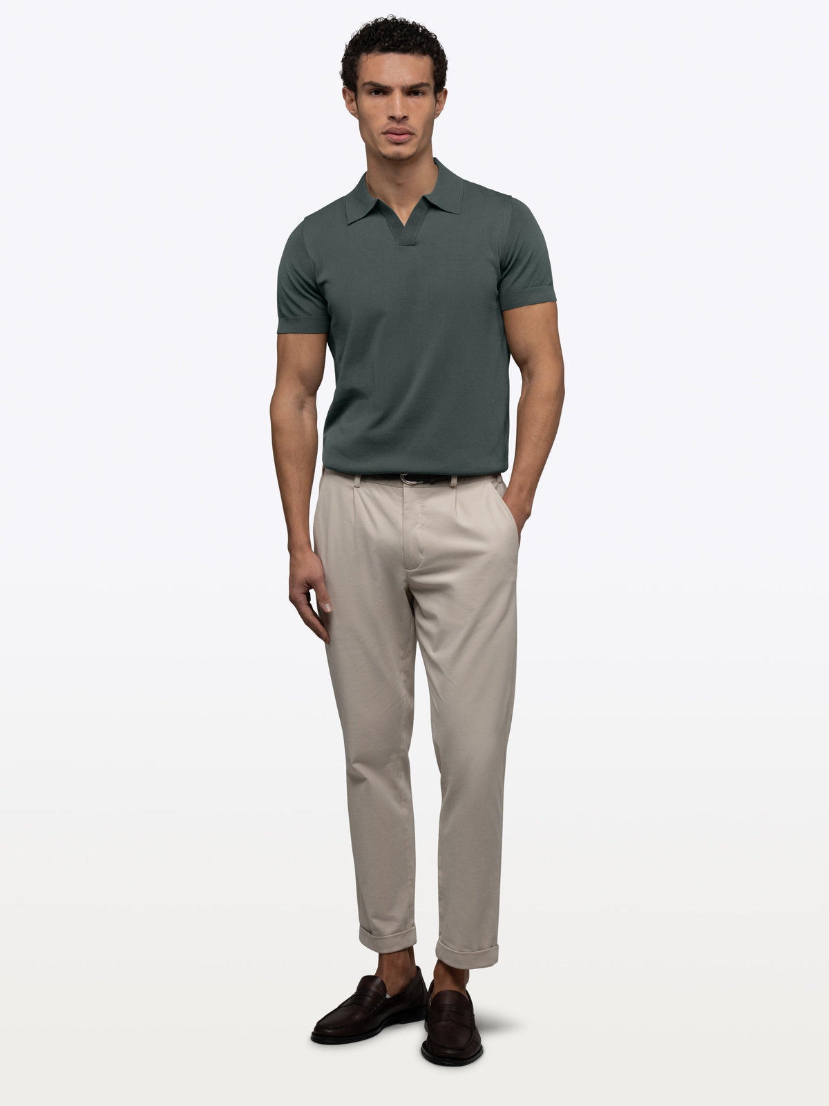Riviera Knit Polo | Urban Chic Signature-Fit