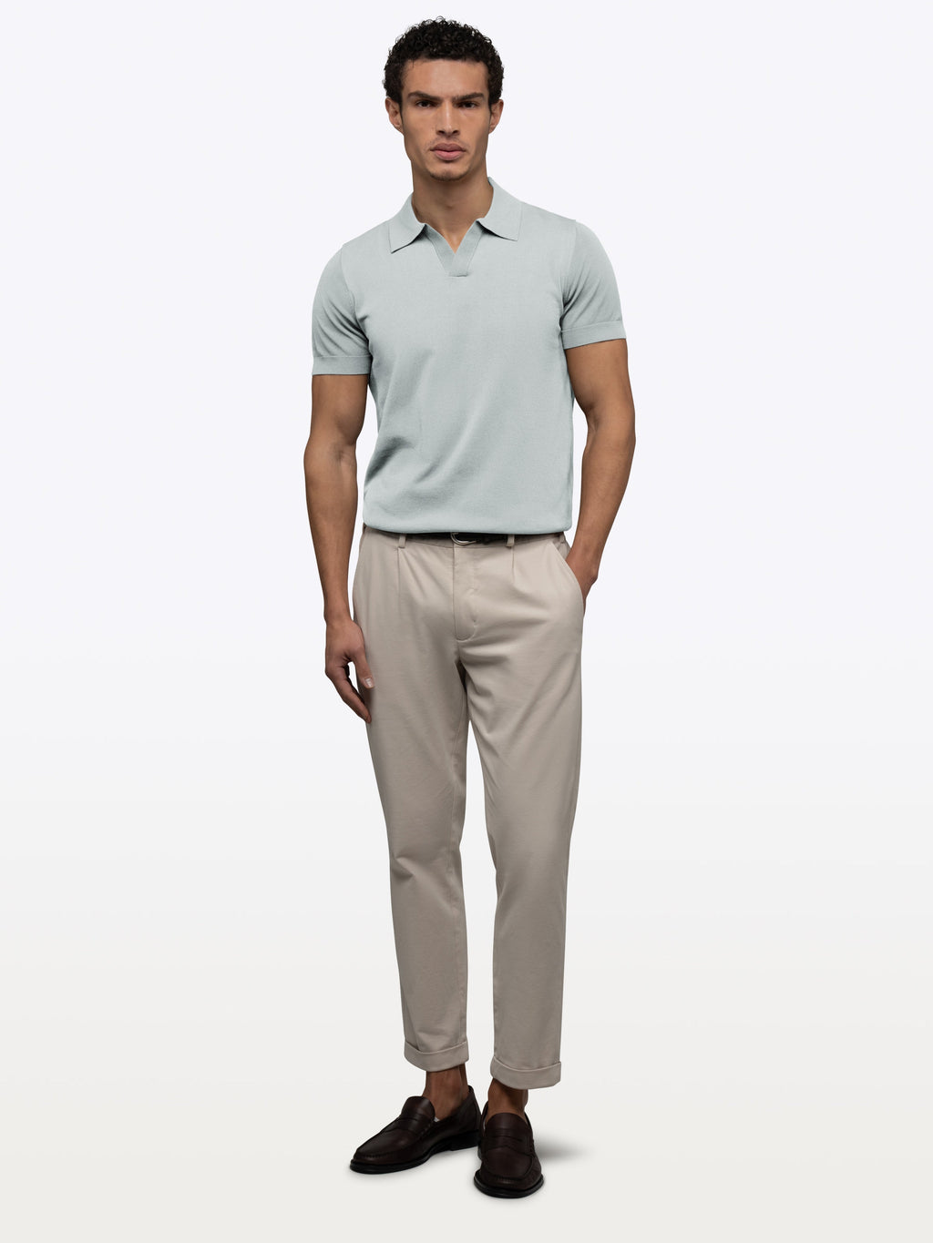 Riviera Knit Polo | Metal Signature-Fit
