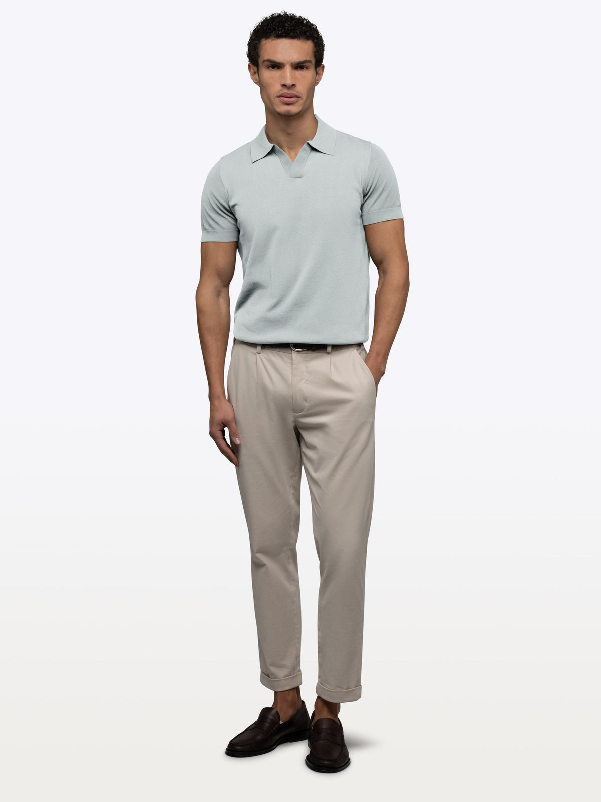 Riviera Knit Polo | Metal Signature-Fit