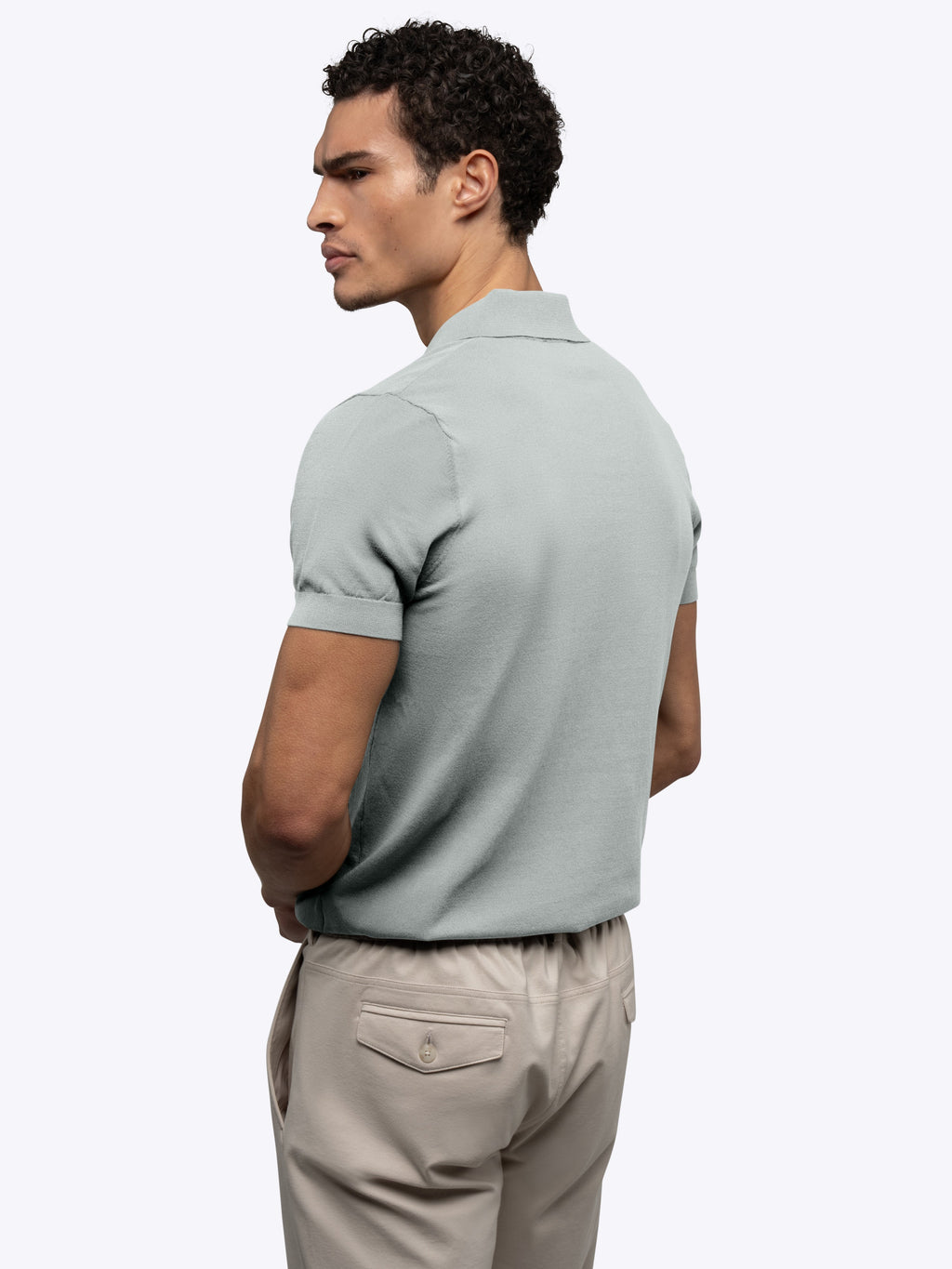 Riviera Knit Polo | Metal Signature-Fit