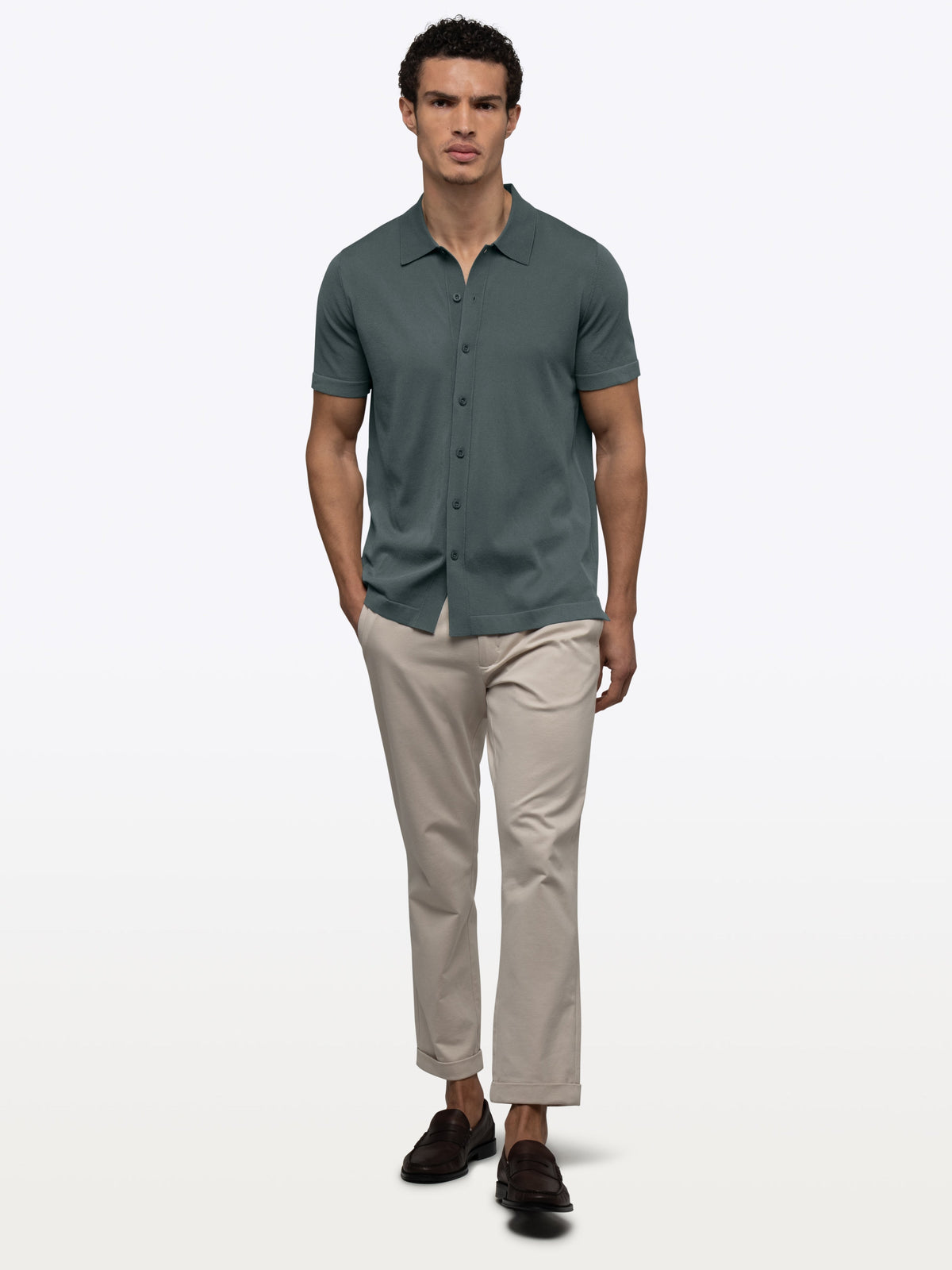 Riviera Knit Button Up | Urban Chic Signature-Fit