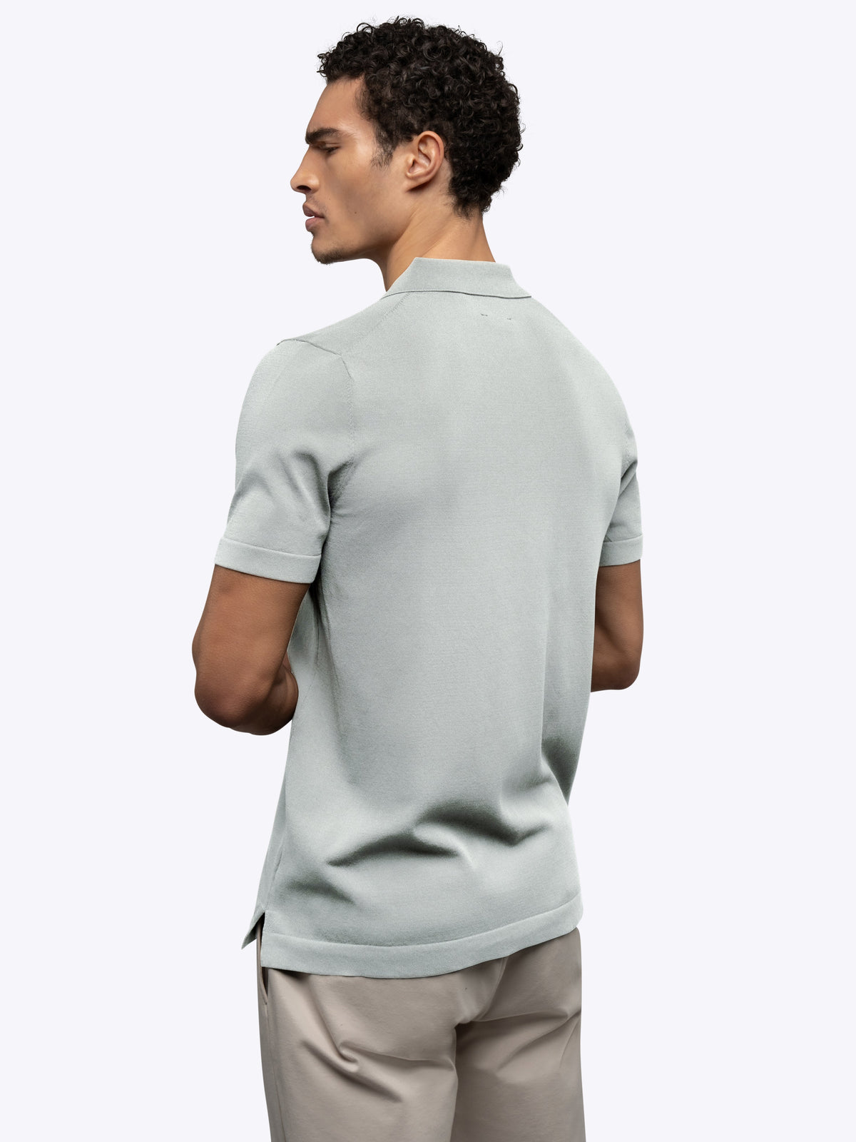 Riviera Knit Button Up | Metal Signature-Fit