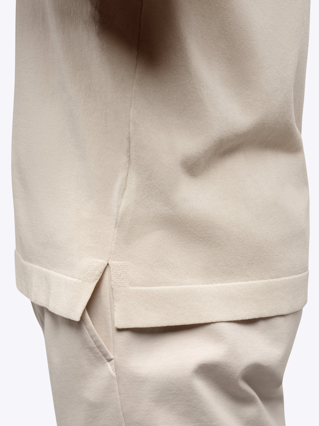 Riviera Knit Button Up | Sand Dune Signature-Fit