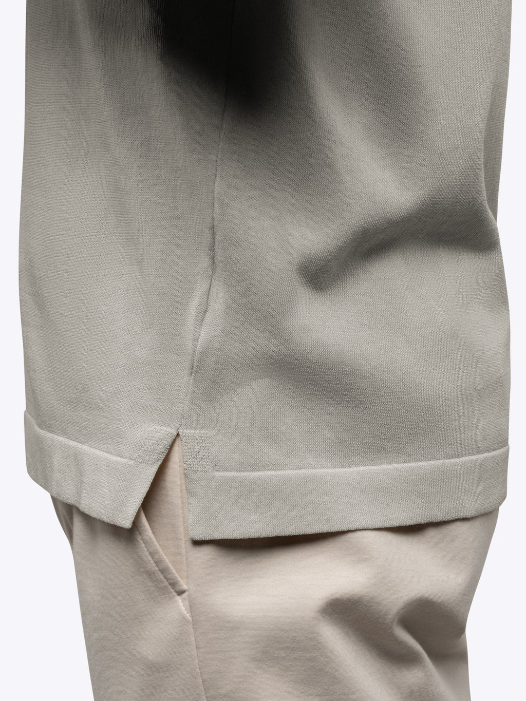 Riviera Knit Button Up | Morning Dove Signature-Fit
