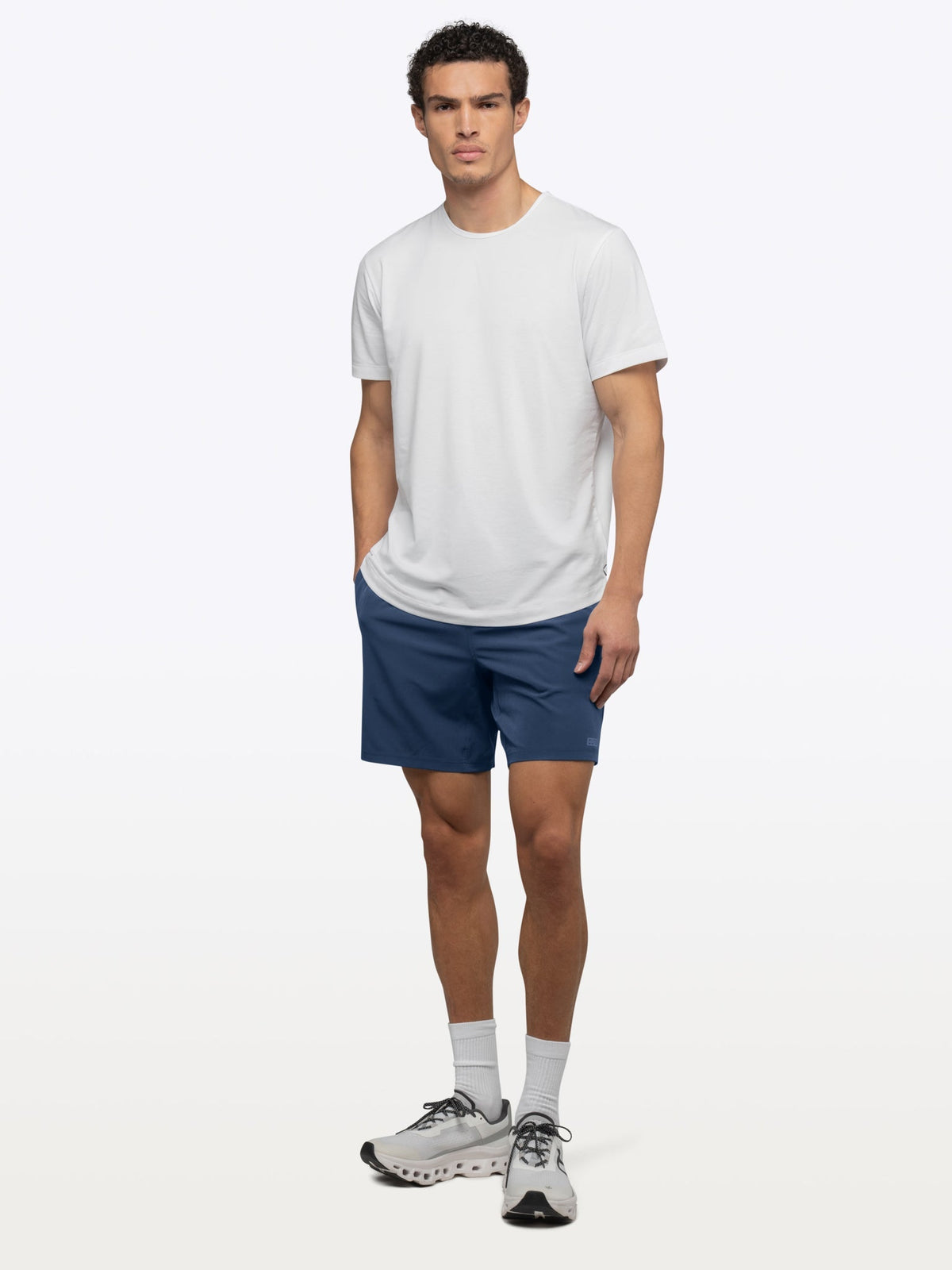 Crossover Short Unlined | Iron Navy Classic-Fit