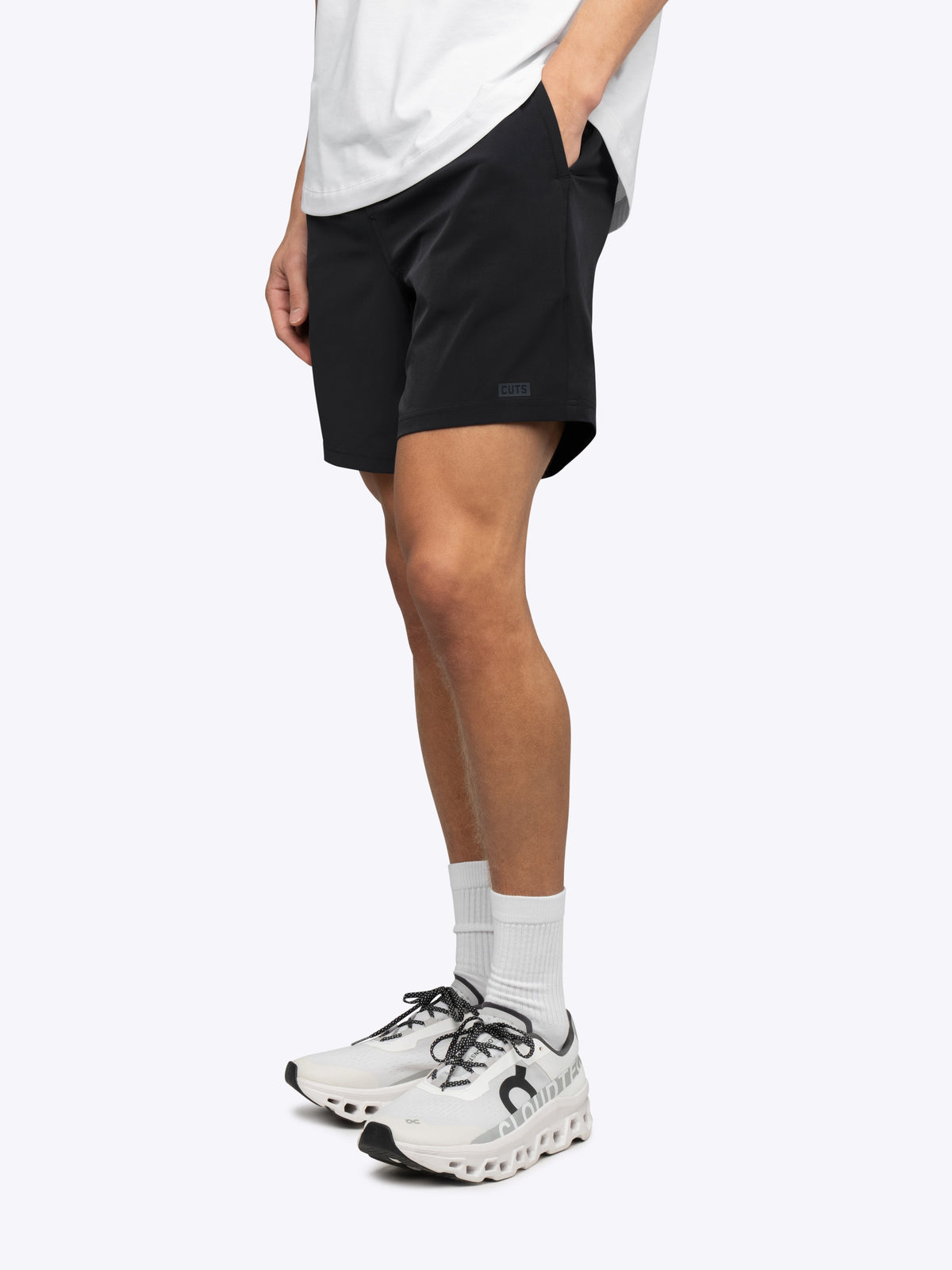 Crossover Short Unlined | Black Classic-Fit