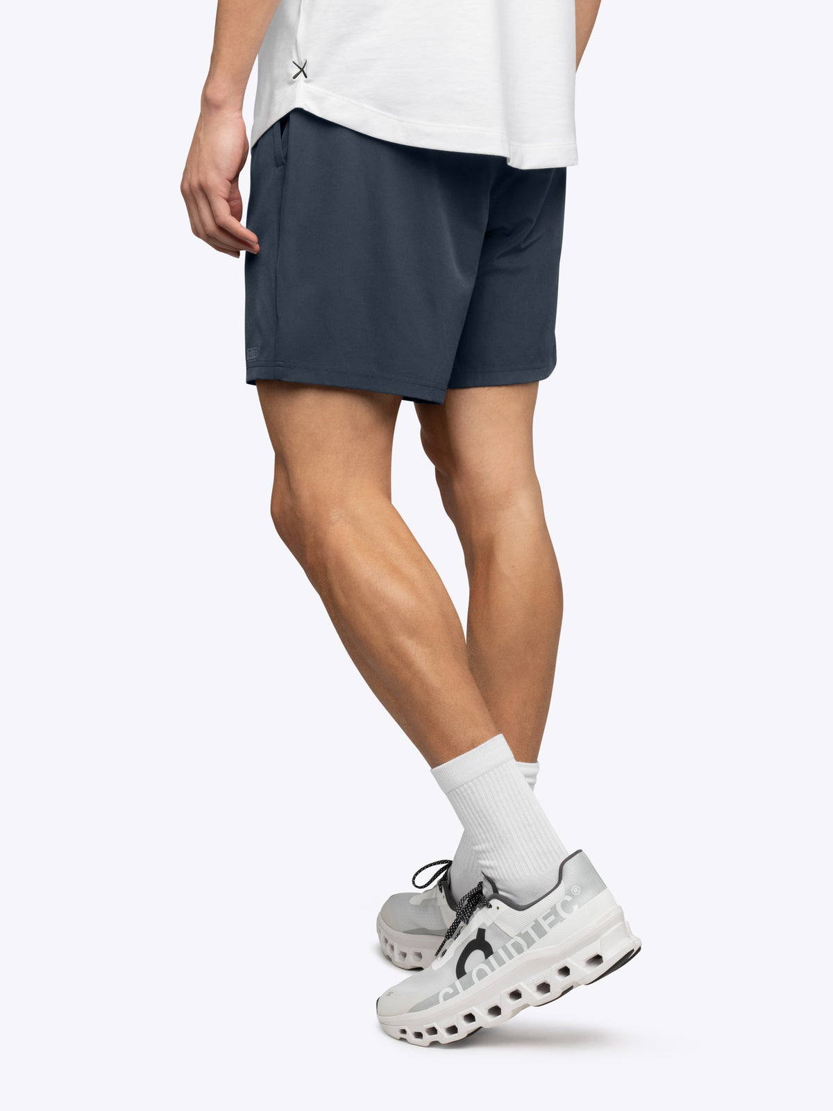 Crossover Short Lined | Iron Navy Classic-fit