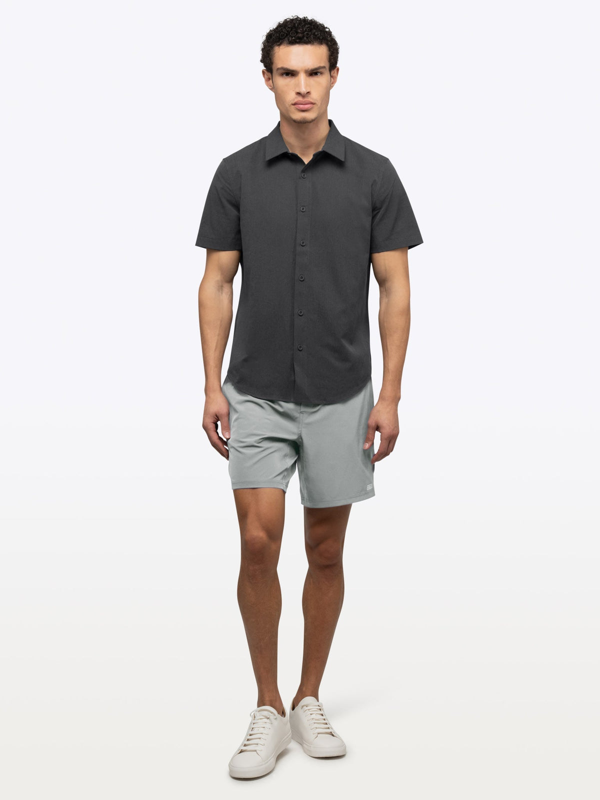 Crossover Short Unlined | Charcoal Classic-Fit
