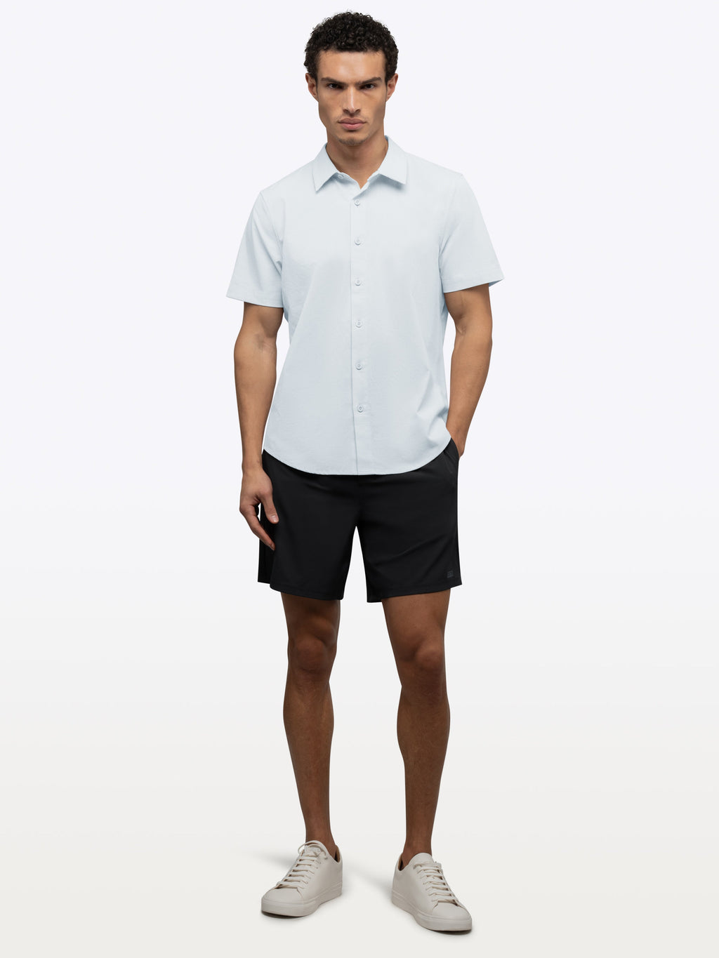 Crossover Button Up | White Signature Fit