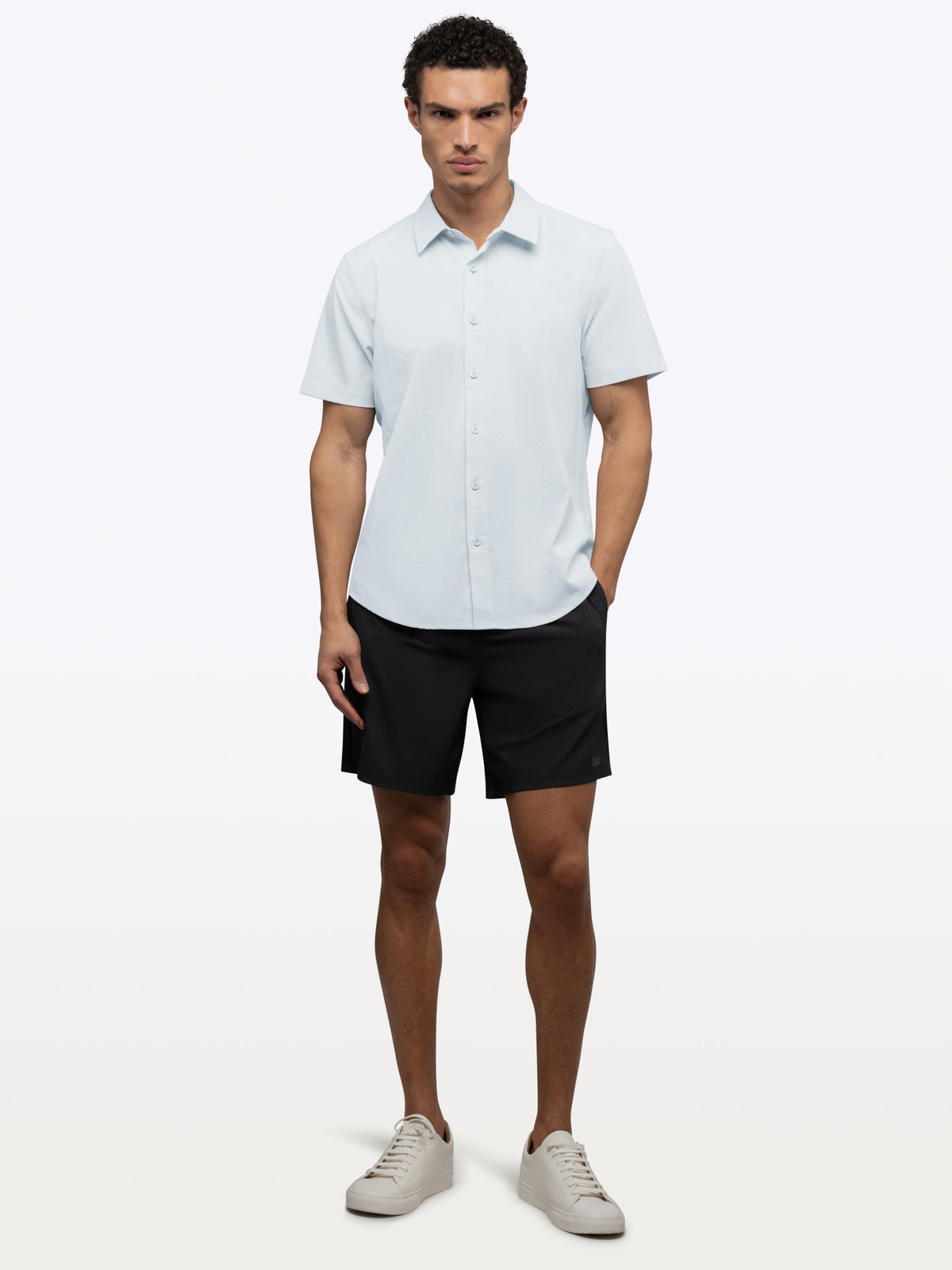 Crossover Button Up | White Signature Fit