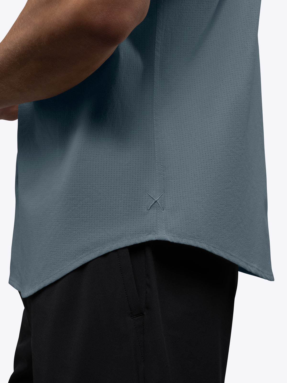 Crossover Button Up | Ocean Storm Signature Fit