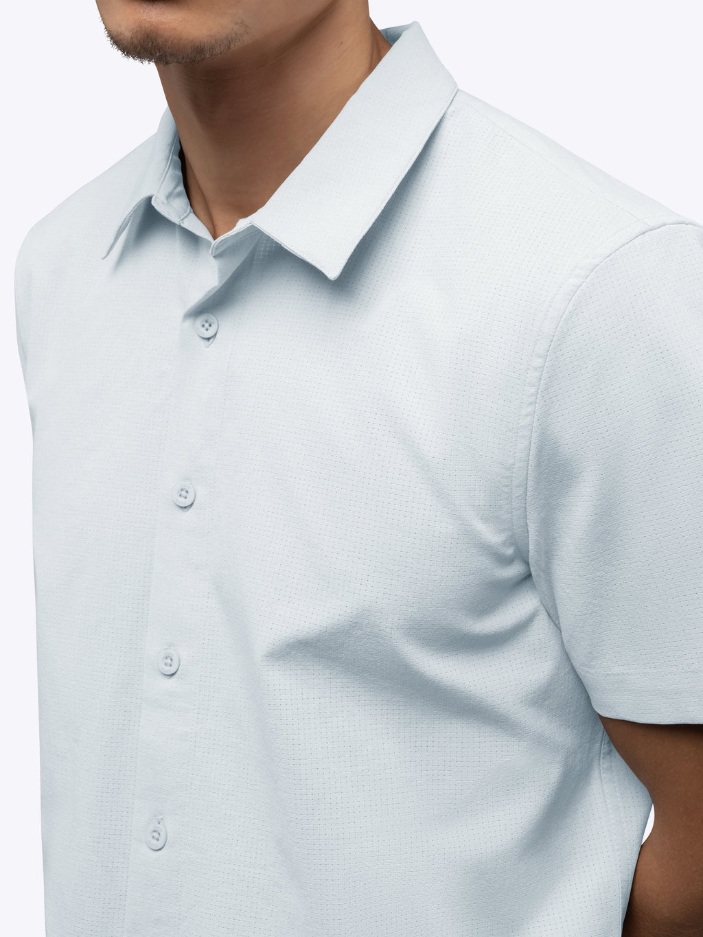 Crossover Button Up | White Signature Fit