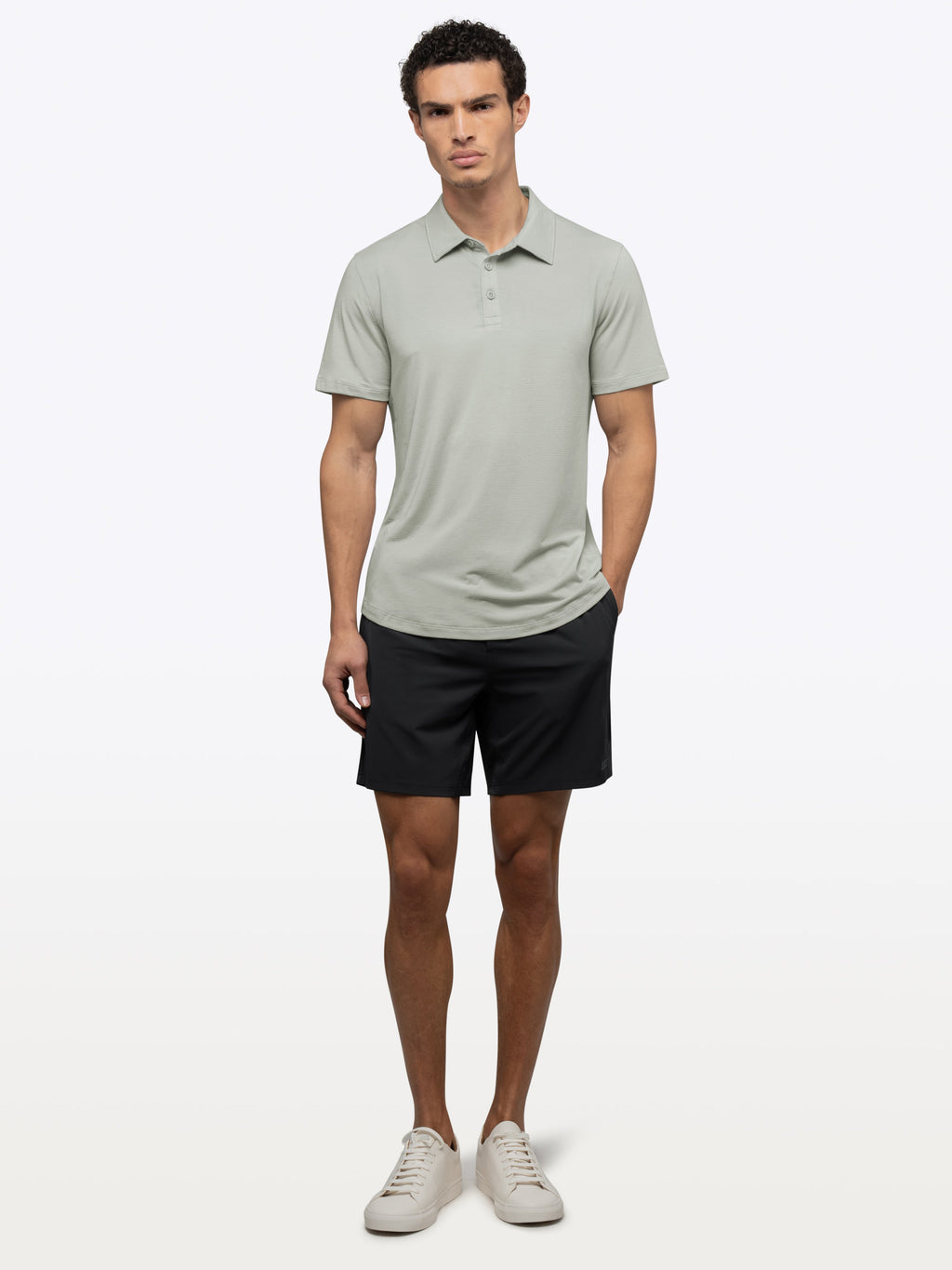 Crossover Polo | Morning Dove Signature Fit