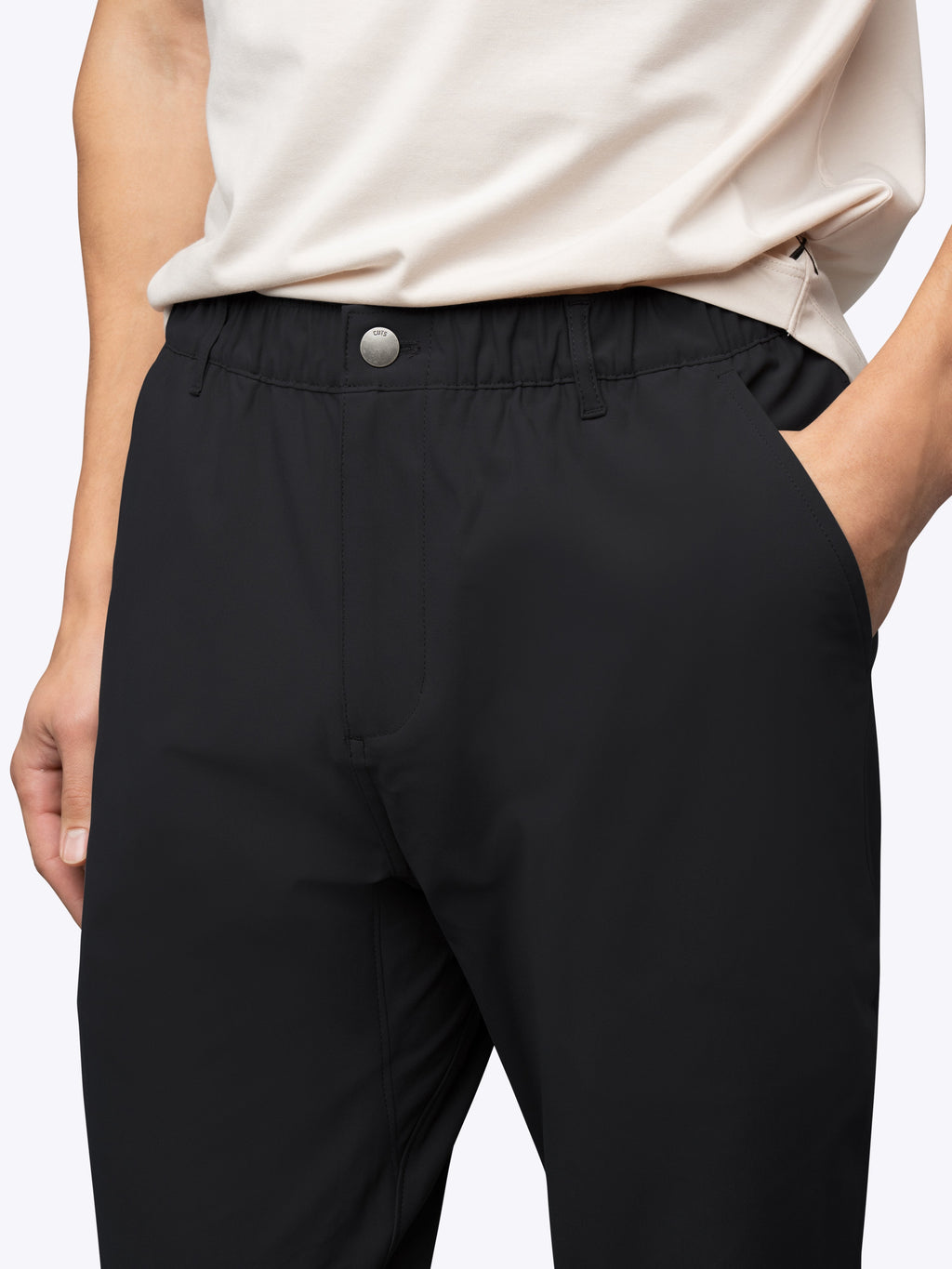 AO Jogger Pant 2.0 | Black Straight-Leg Versaknit®