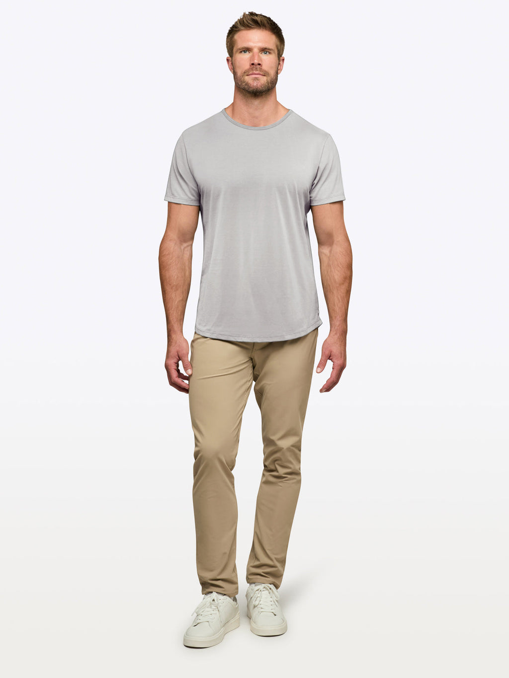 AO Curve-Hem Tee | Dusky Graphite Signature-fit PYCA Pro®