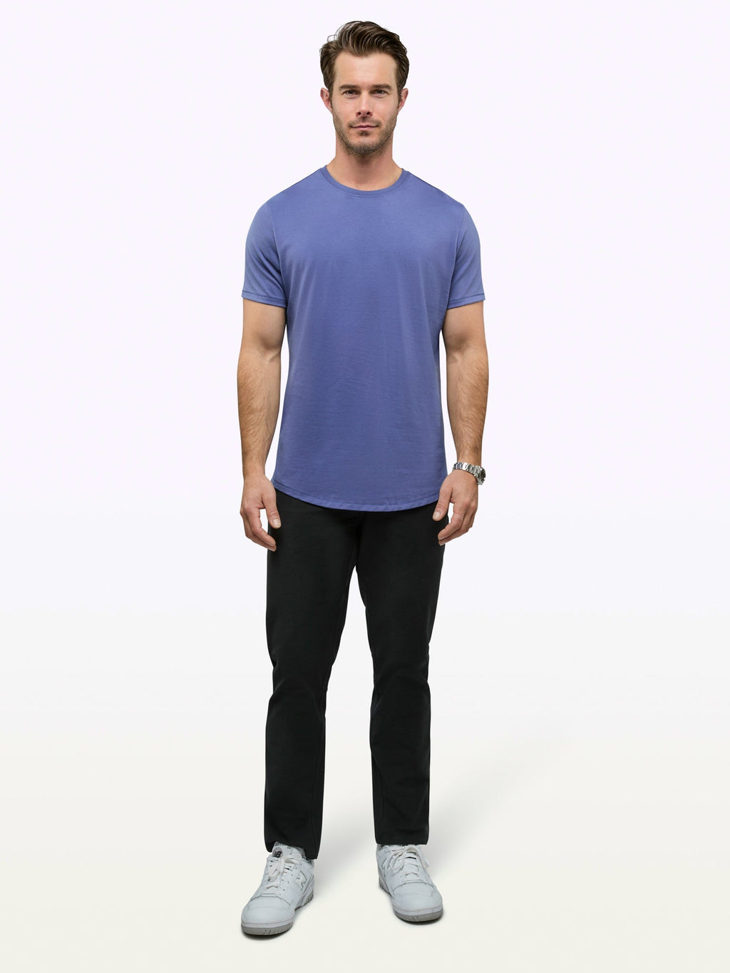 Featherlight Pima Tee | Dusk Signature-fit