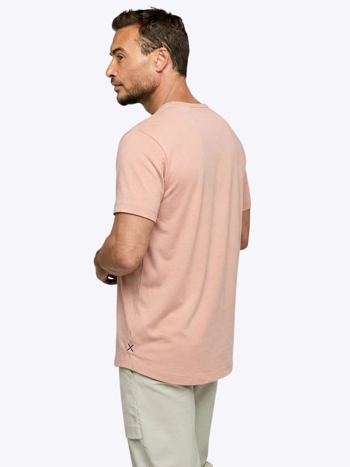 AO Curve-Hem Tee | Dusty Rose PYCA Pro®