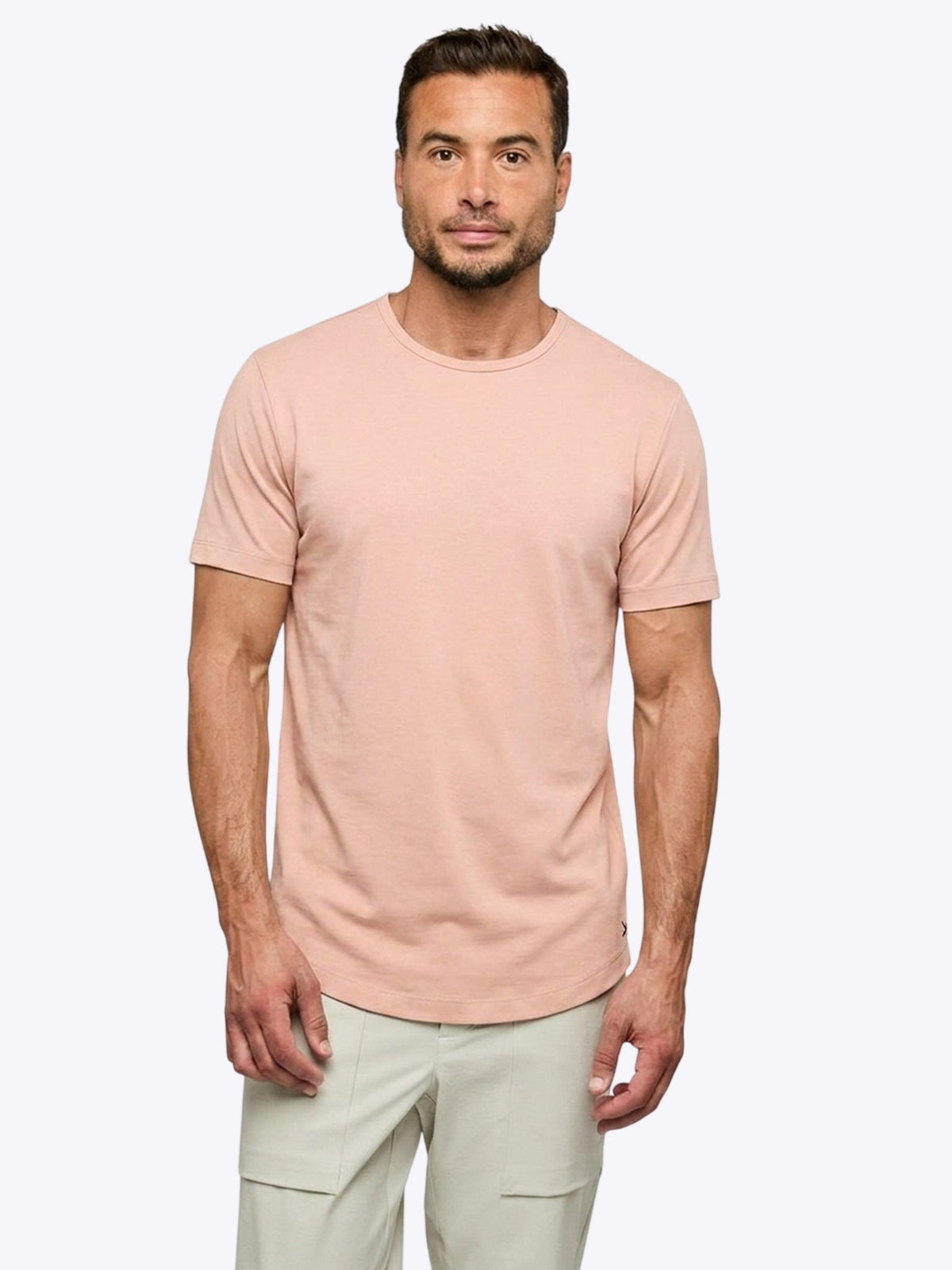 AO Curve-Hem Tee | Dusty Rose PYCA Pro®