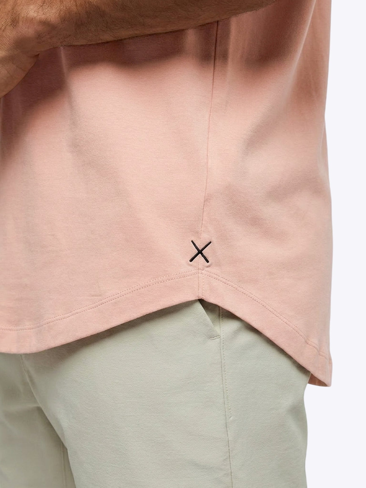 AO Curve-Hem Tee | Dusty Rose PYCA Pro®