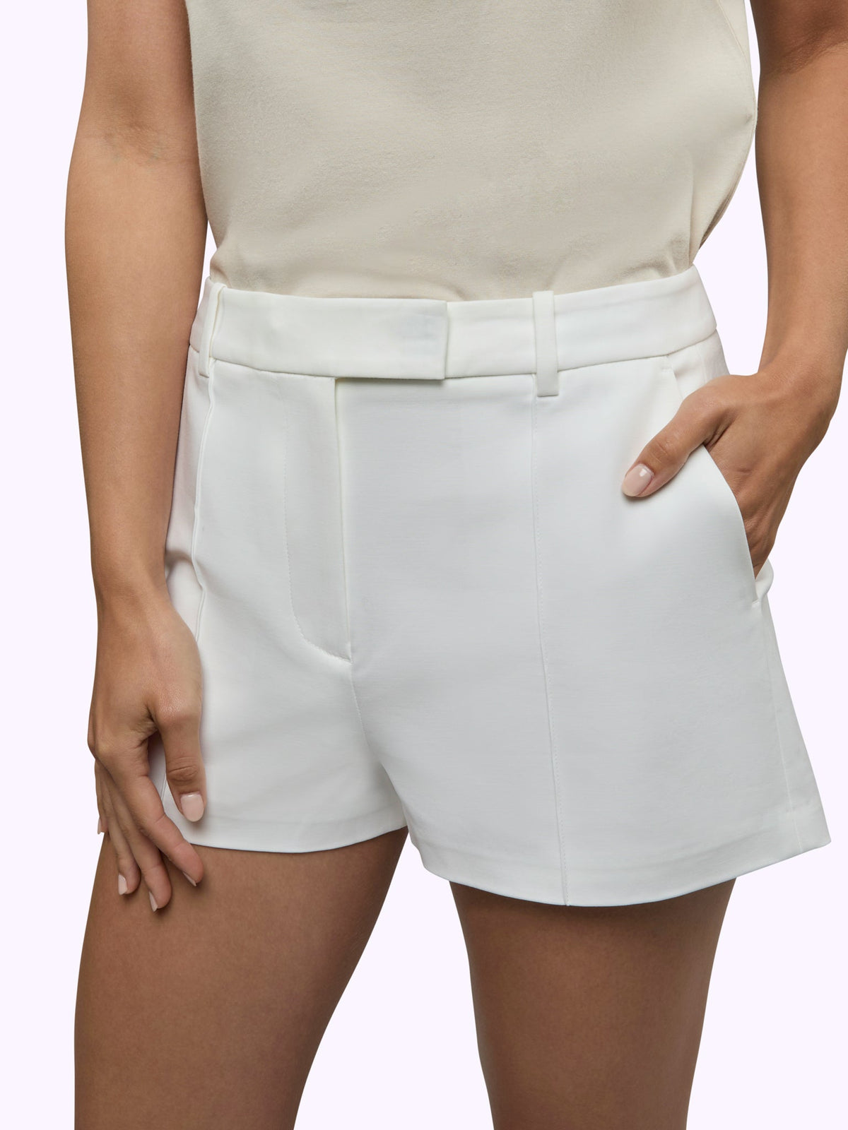 Spring Street Short | White Classic-Fit