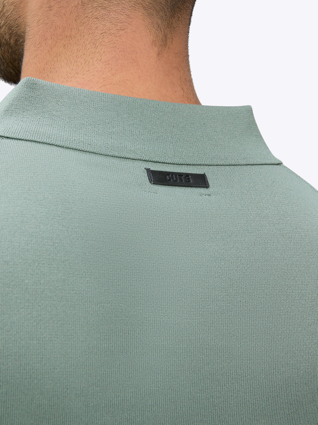 Riviera Knit Polo | Basil Signature-Fit