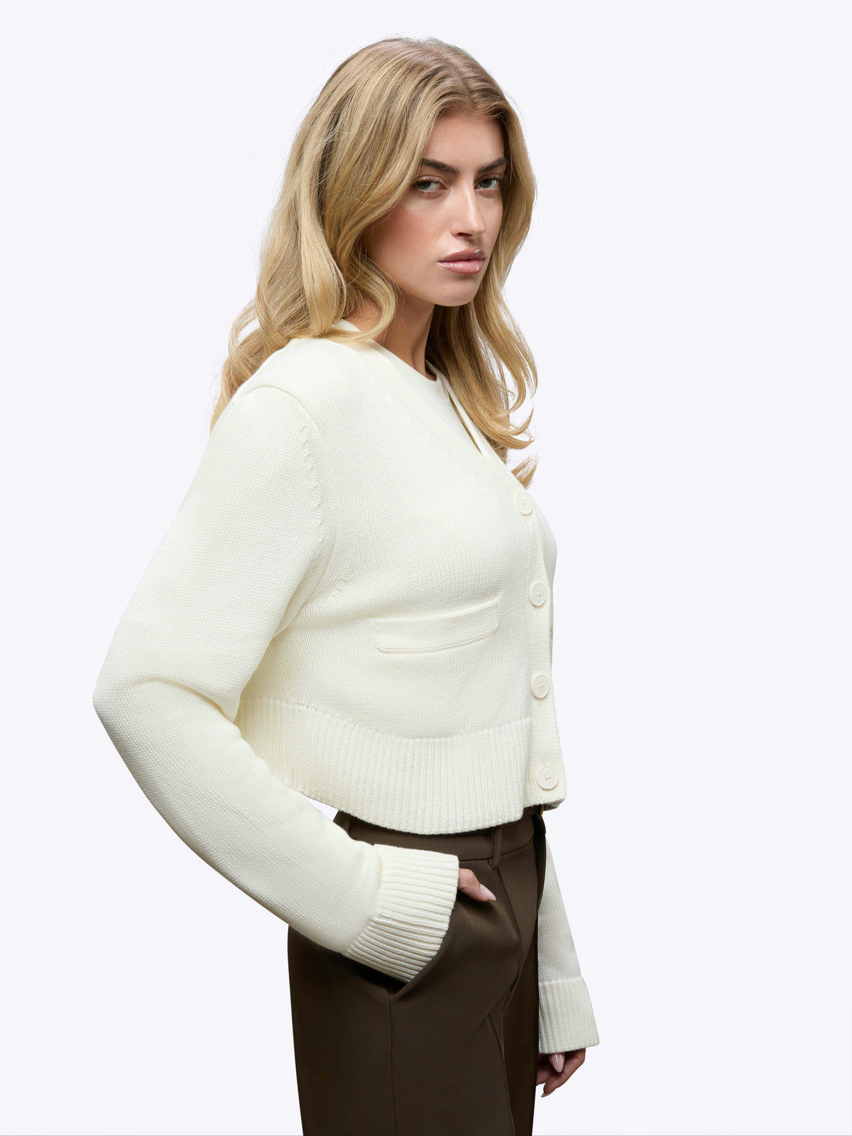 Upstate Cardigan | Eggshell