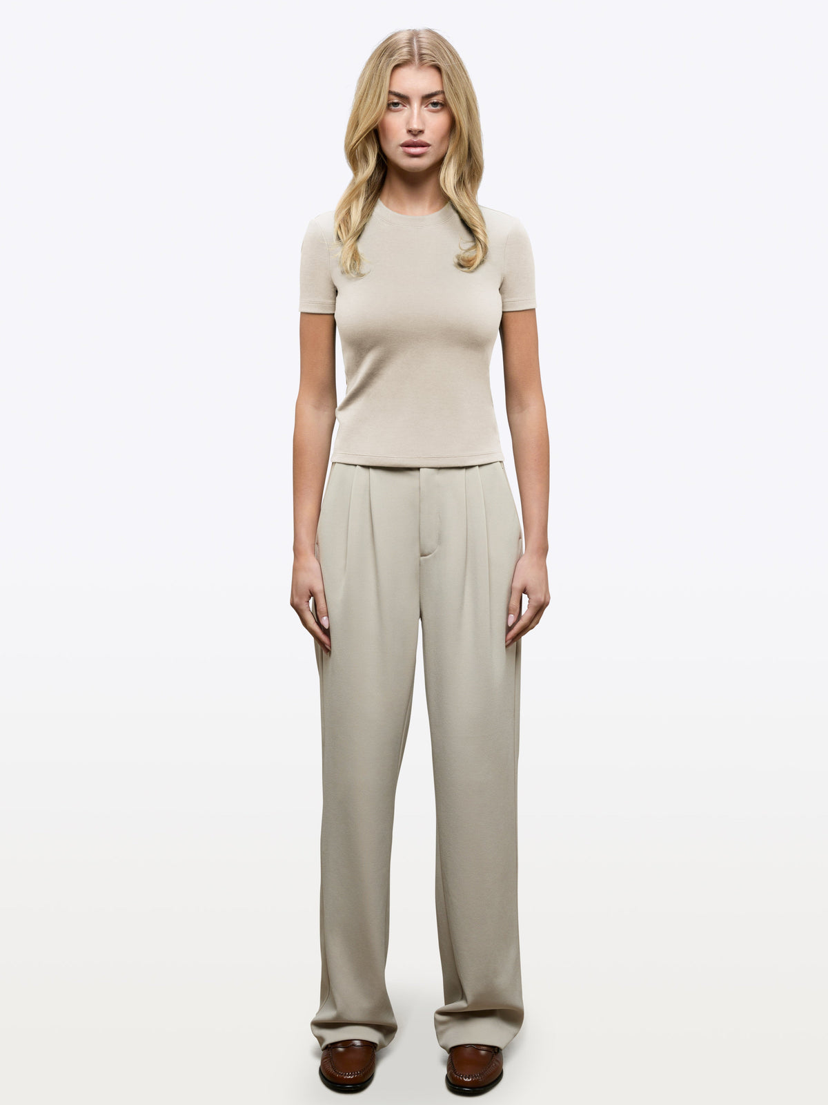 Tomboy Tee | Clay Slim-fit Tomboy-Cotton™