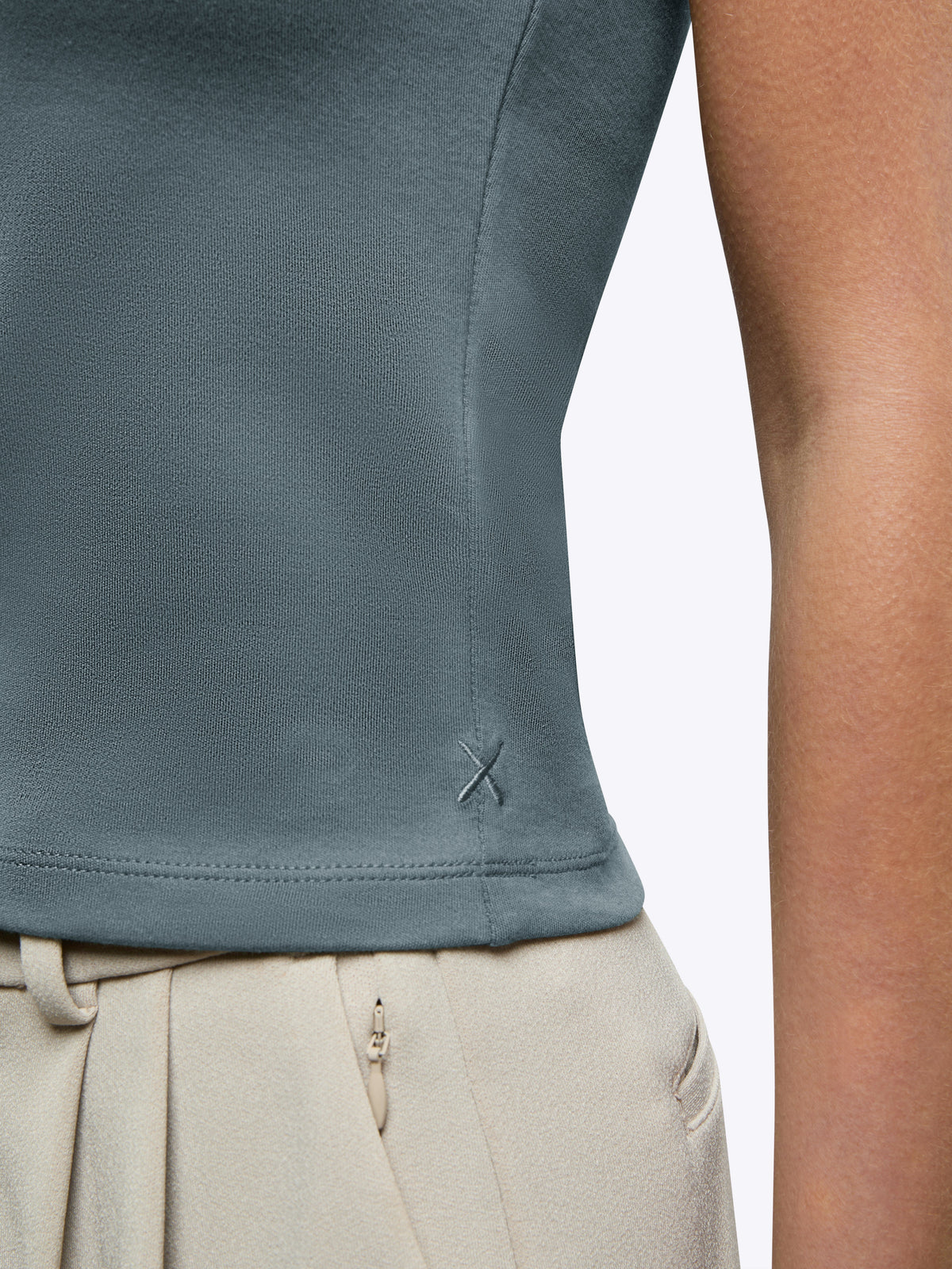 Tomboy Tee | Ocean Storm Slim-fit Tomboy-Cotton™
