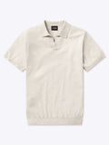 Riviera Knit Polo | Eggshell Signature-Fit