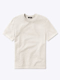 Riviera Knit Textured Tee | Eggshell Signature-Fit
