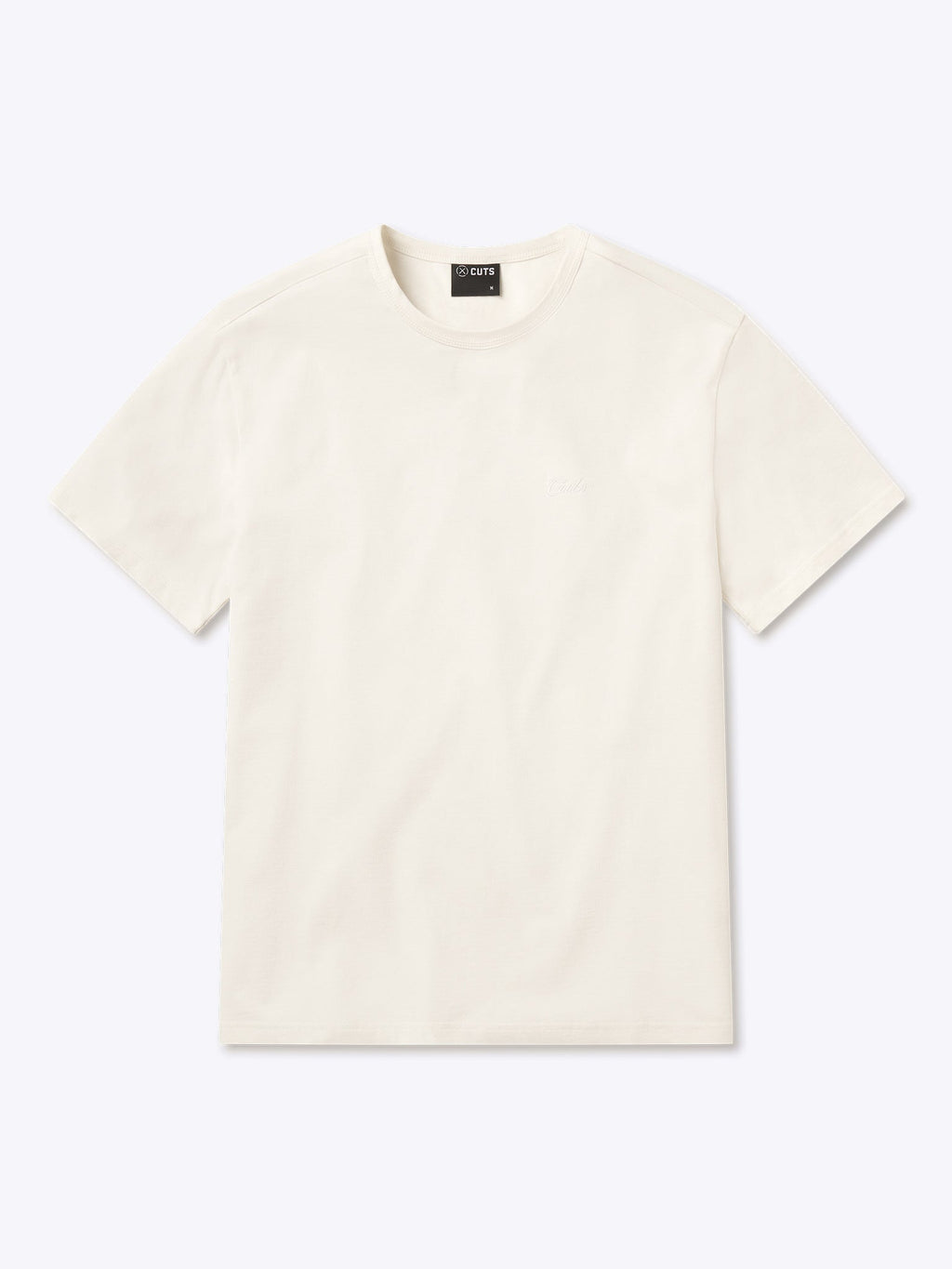Script Overtime Tee | Eggshell Relaxed-Fit