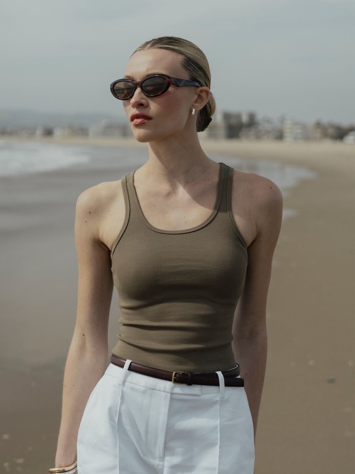 Essential Rib Tank | Bay Leaf