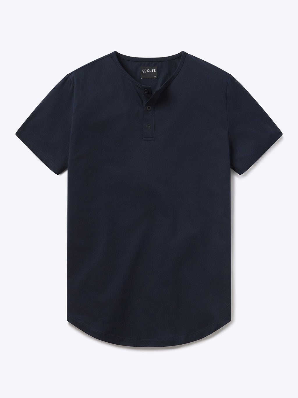 AO Henley Curve-Hem | Marine Navy Signature-fit PYCA Pro®