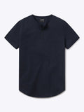 AO Henley Curve-Hem | Marine Navy Signature-fit PYCA Pro®