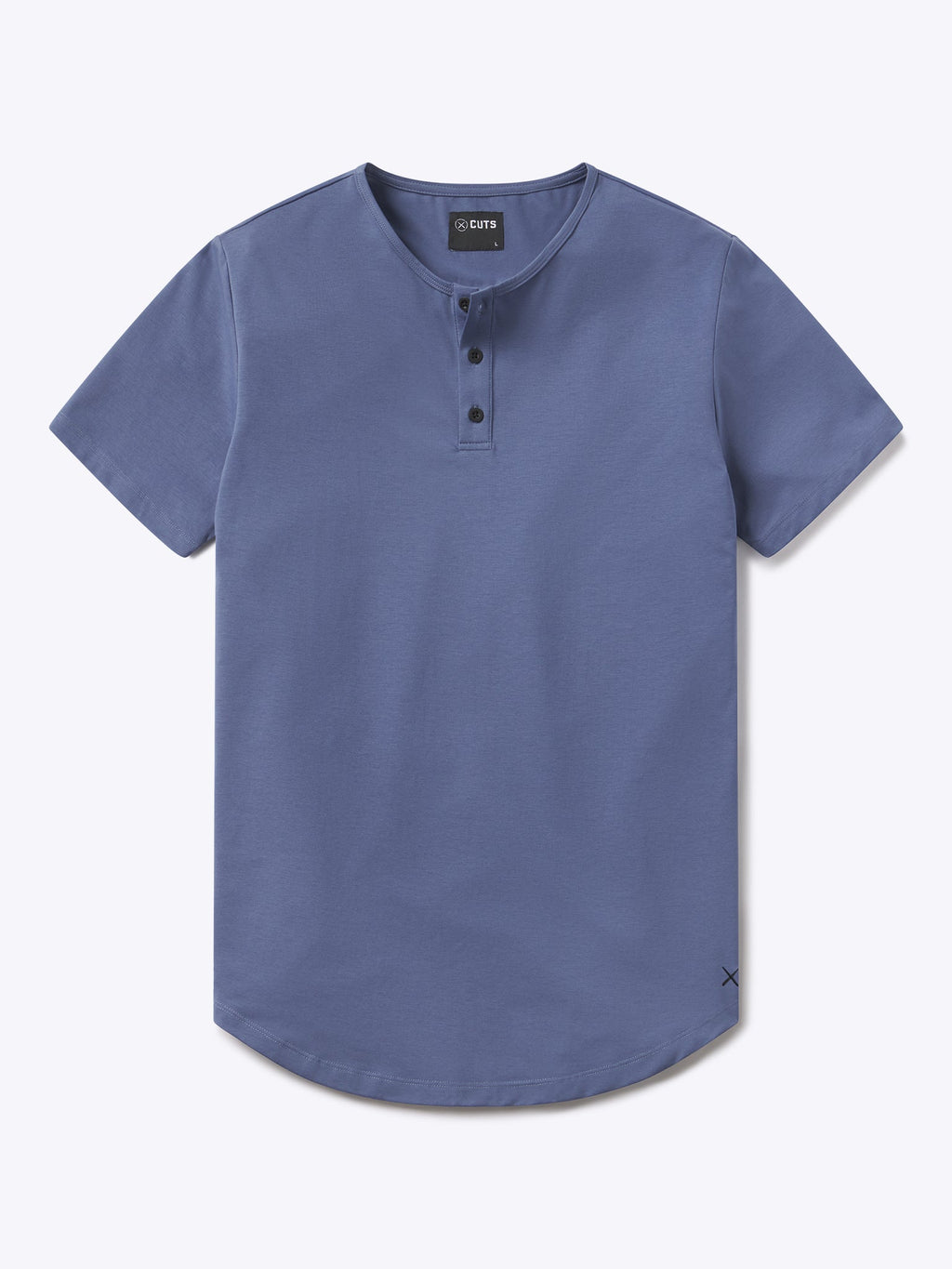 AO Henley Curve-Hem | Dusk Signature-fit PYCA Pro®
