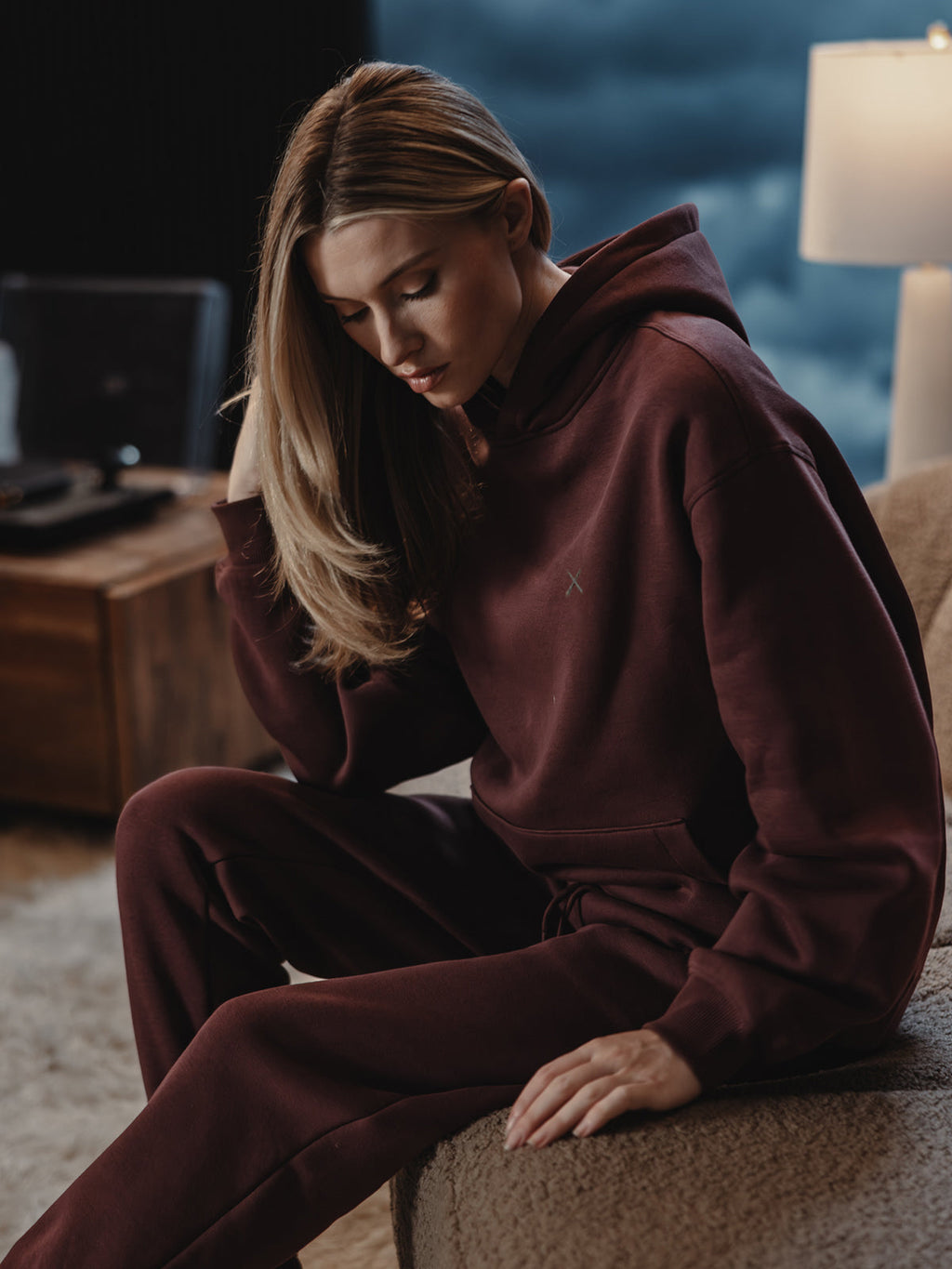 Divine Fleece Hoodie | Currant Classic-fit