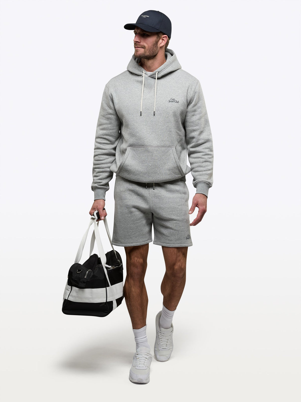 Sport Club Sweatshort | Heather Grey Classic-Fit