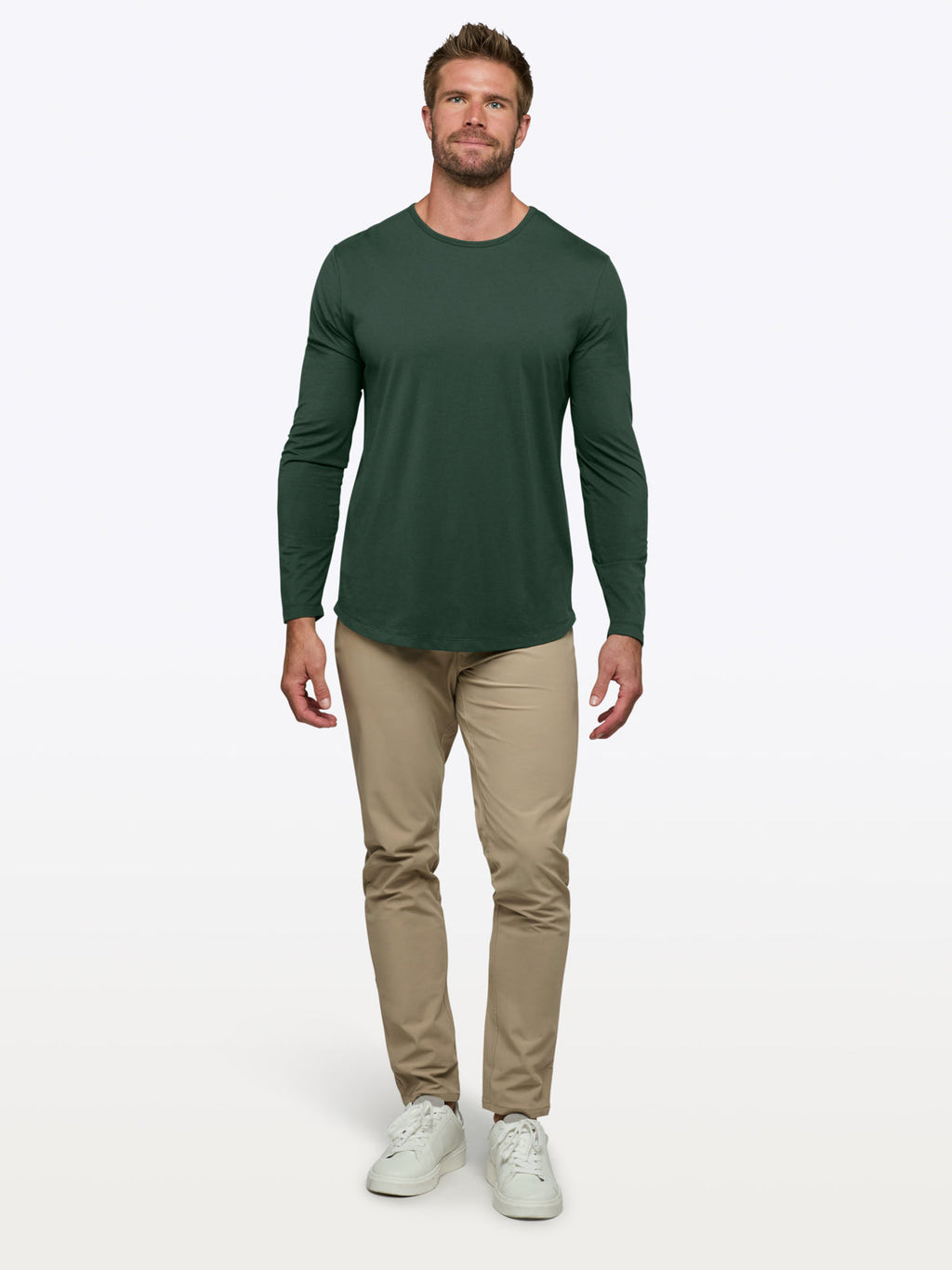 AO Long Sleeve Curve-Hem Tee | Hunter Signature-Fit PYCA Pro®