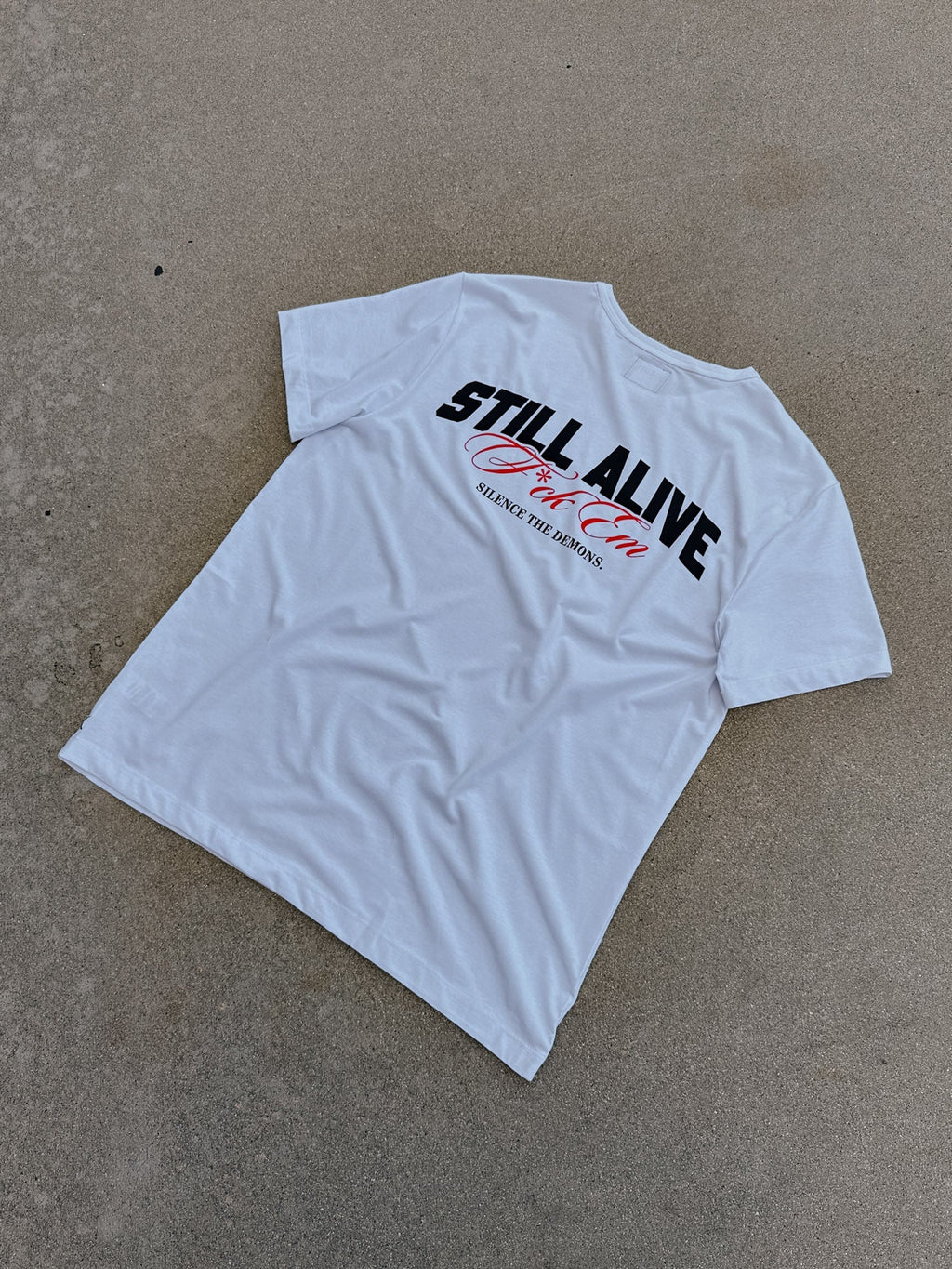 JD x Cuts Tee | White Classic-Fit PYCA Pro®