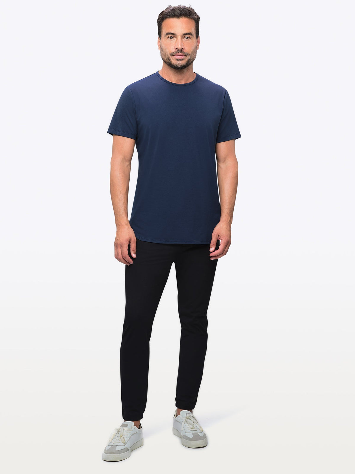 AO Elongated Tee | Iron Navy Signature-fit PYCA Pro®