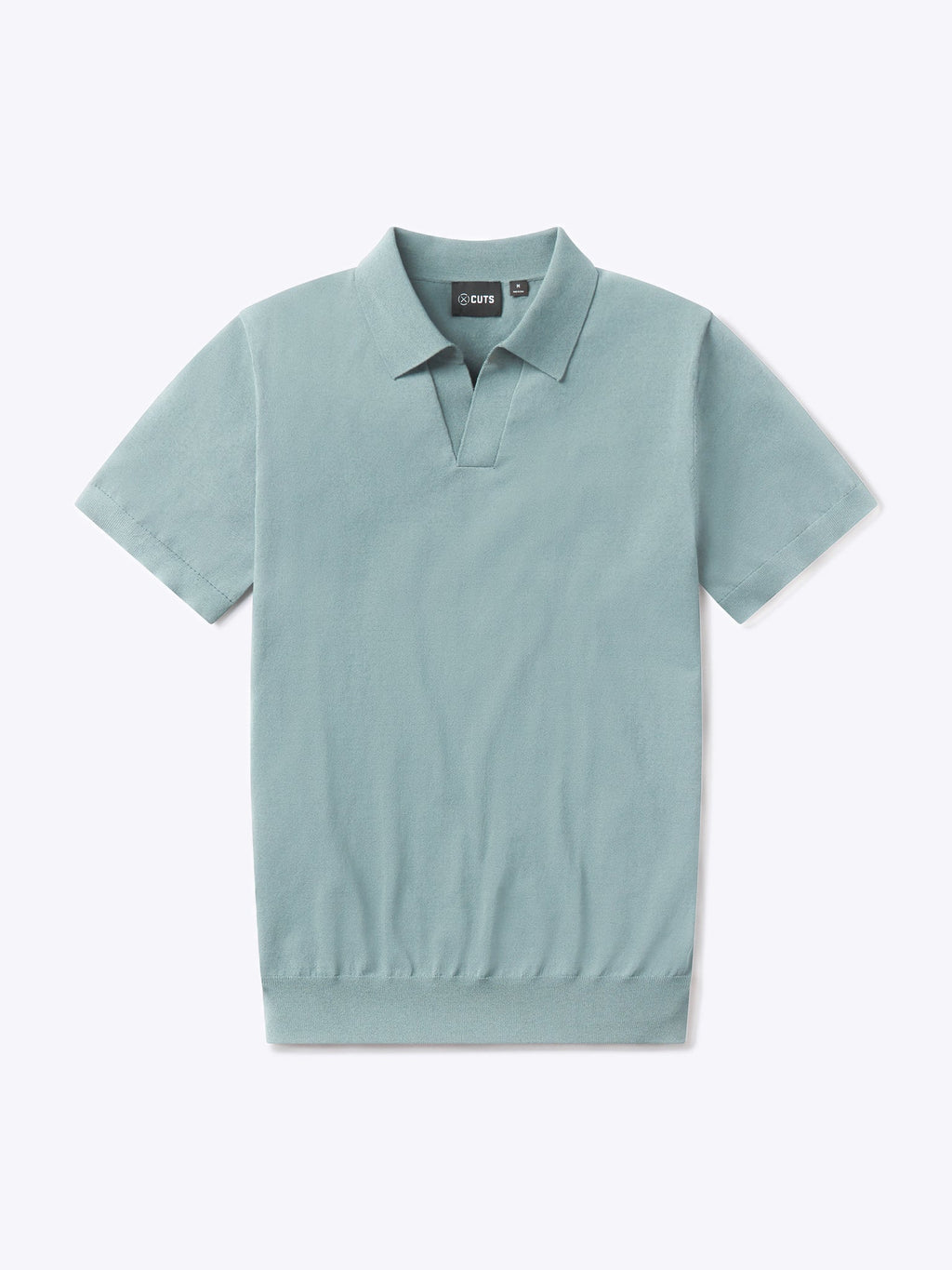 Riviera Knit Polo | Isle Blue Signature-Fit