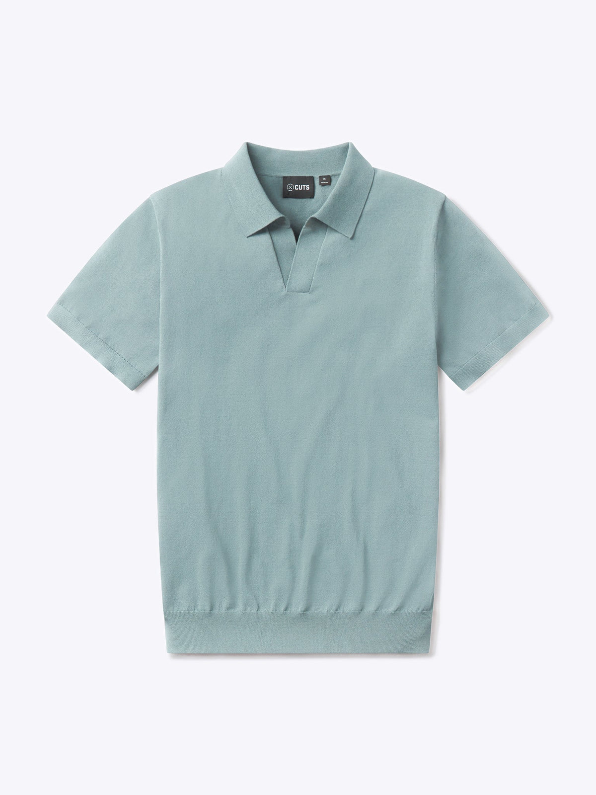 Riviera Knit Polo | Isle Blue Signature-Fit