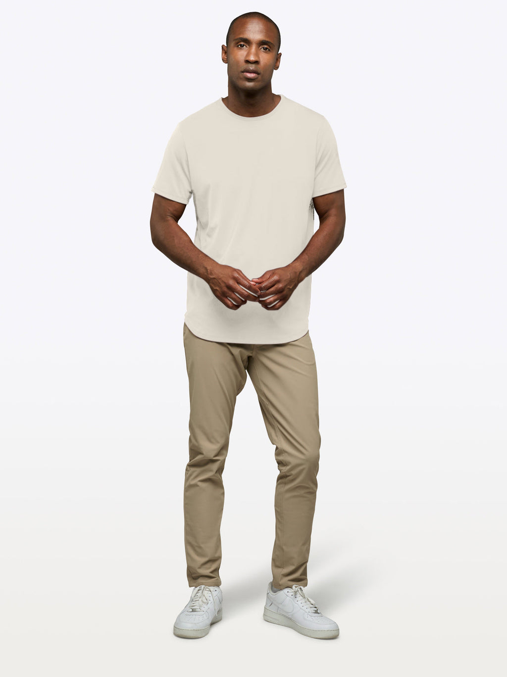 AO Elongated Tee | Ivory Signature-fit PYCA Pro®
