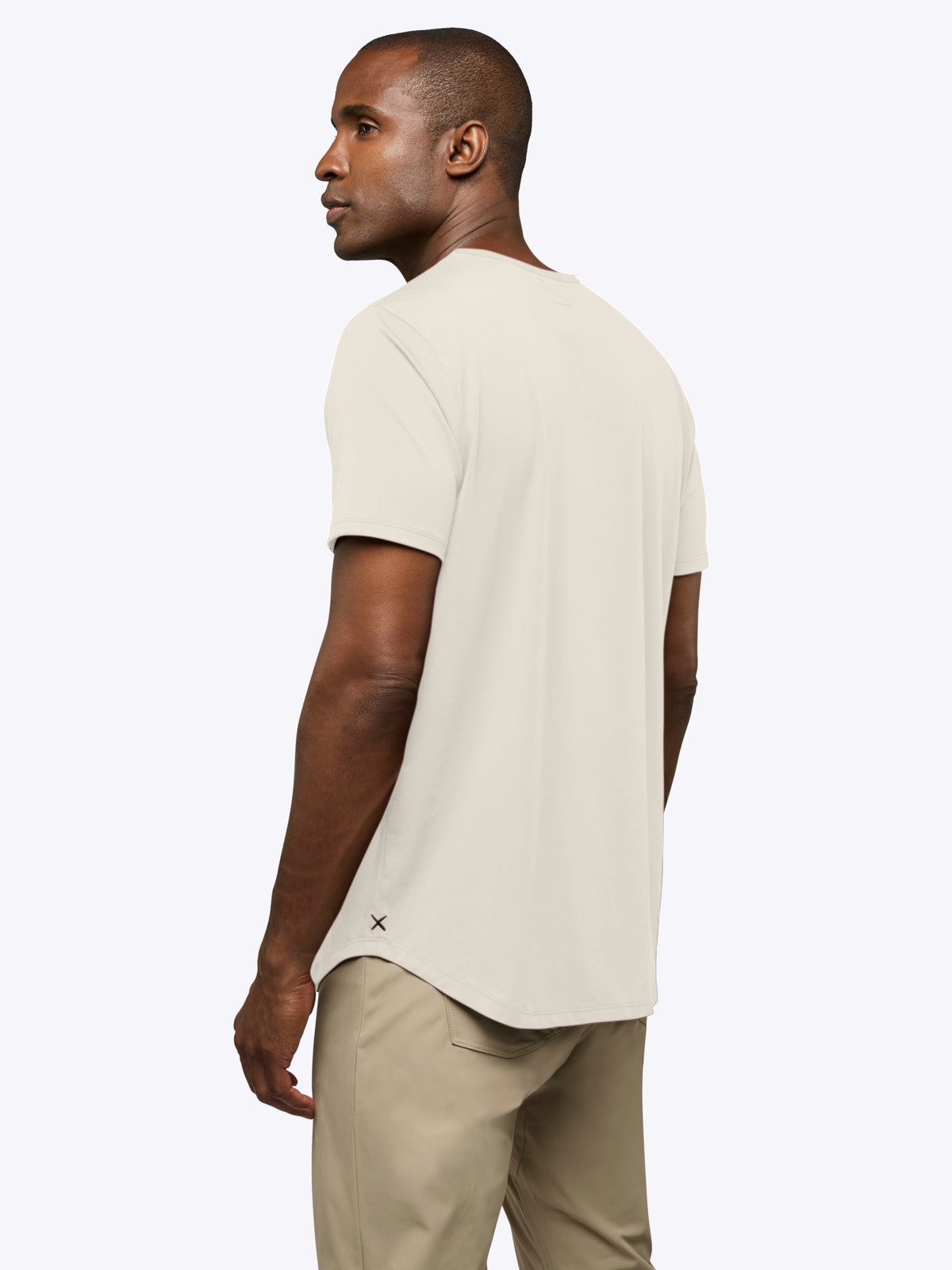 AO Elongated Tee | Ivory Signature-fit PYCA Pro®