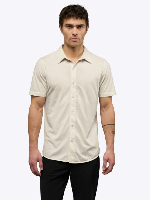 AO Button Up | Ivory Signature-Fit PYCA Pro®