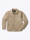 Boulevard Quilted Jacket | Khaki Classic-Fit