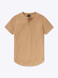 AO Henley Curve-Hem | Latte Signature-fit PYCA Pro®