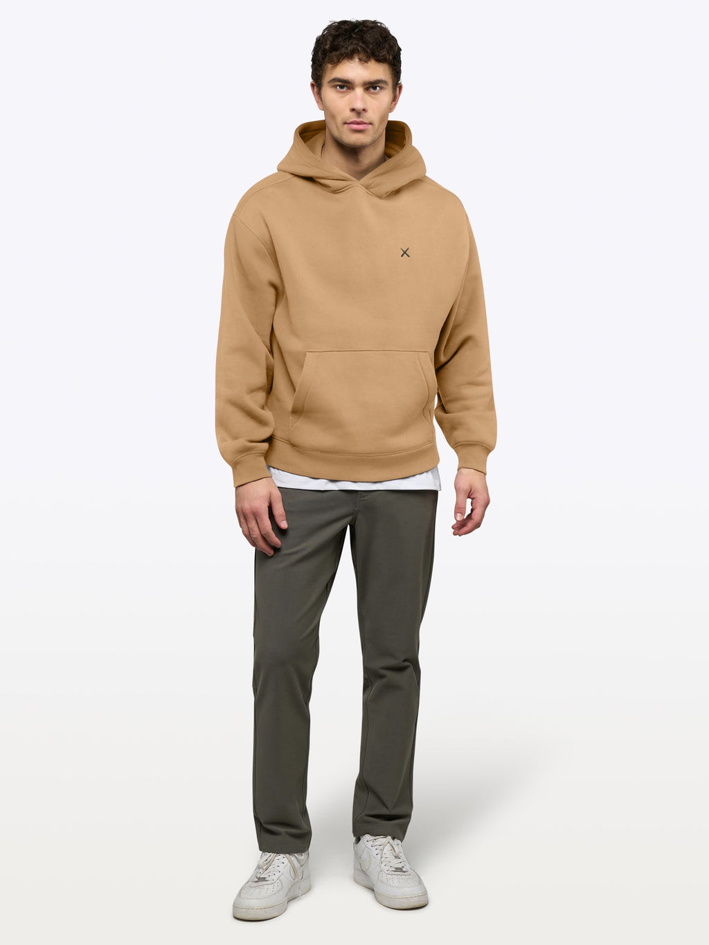 Divine Fleece Hoodie | Latte Classic-fit