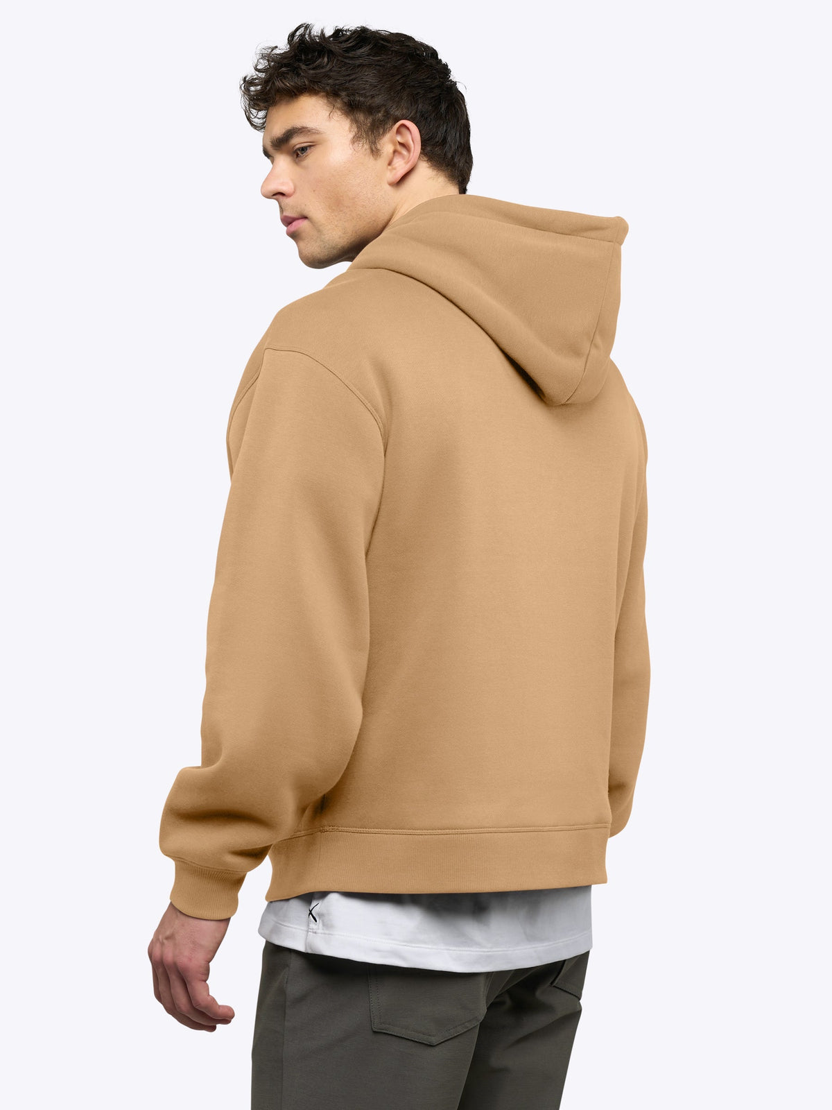 Divine Fleece Hoodie | Latte Classic-fit