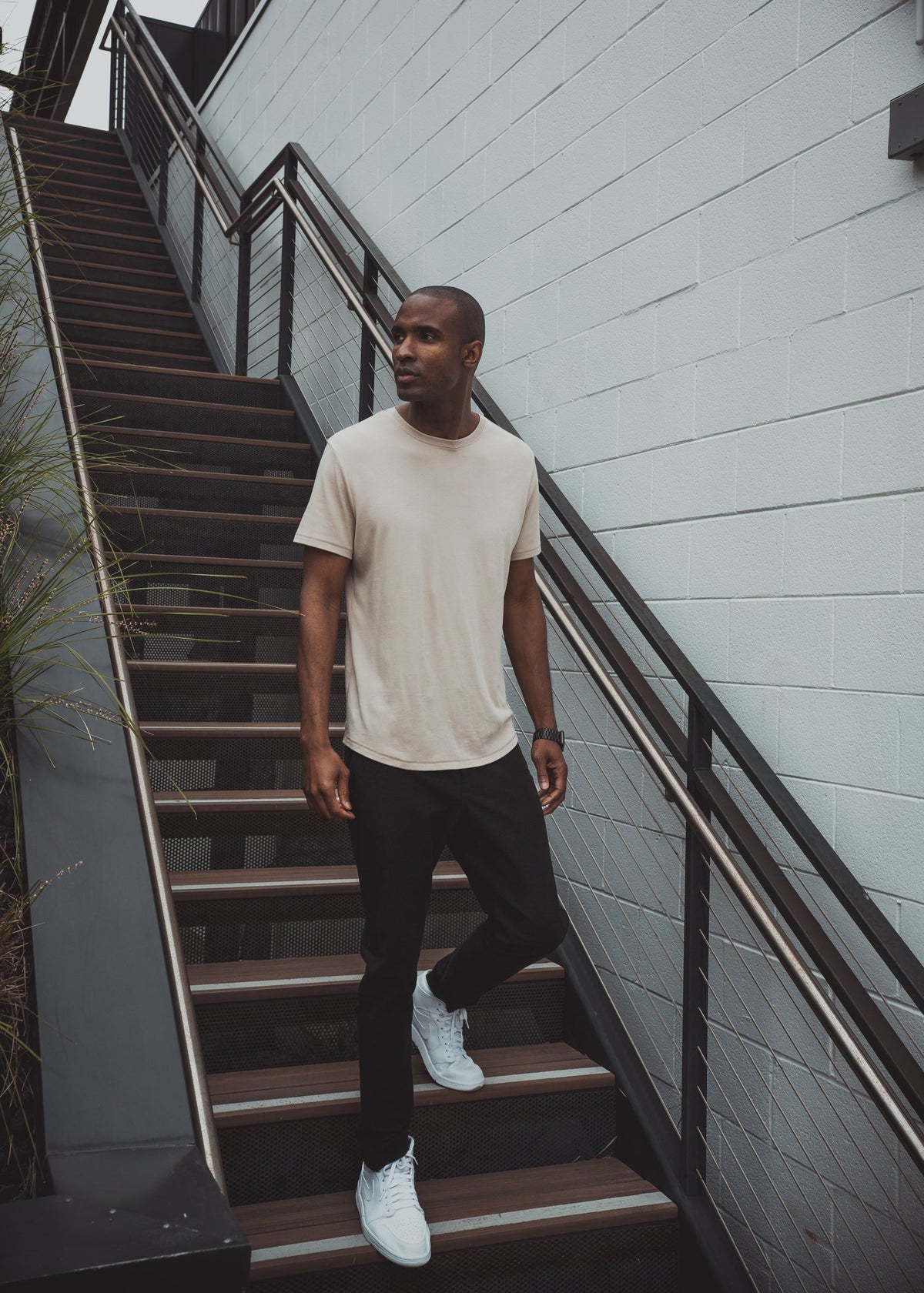 Interknit Pima Cotton Tee | Birch Signature-Fit